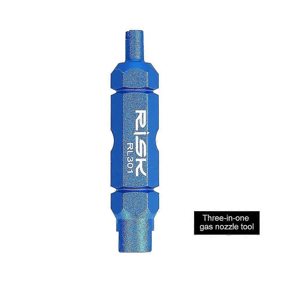 4-in-1/3-in-1 Bike Multifunctional Valve Core Remover Tool Wrench Spanner For Bicycle Valve Extender