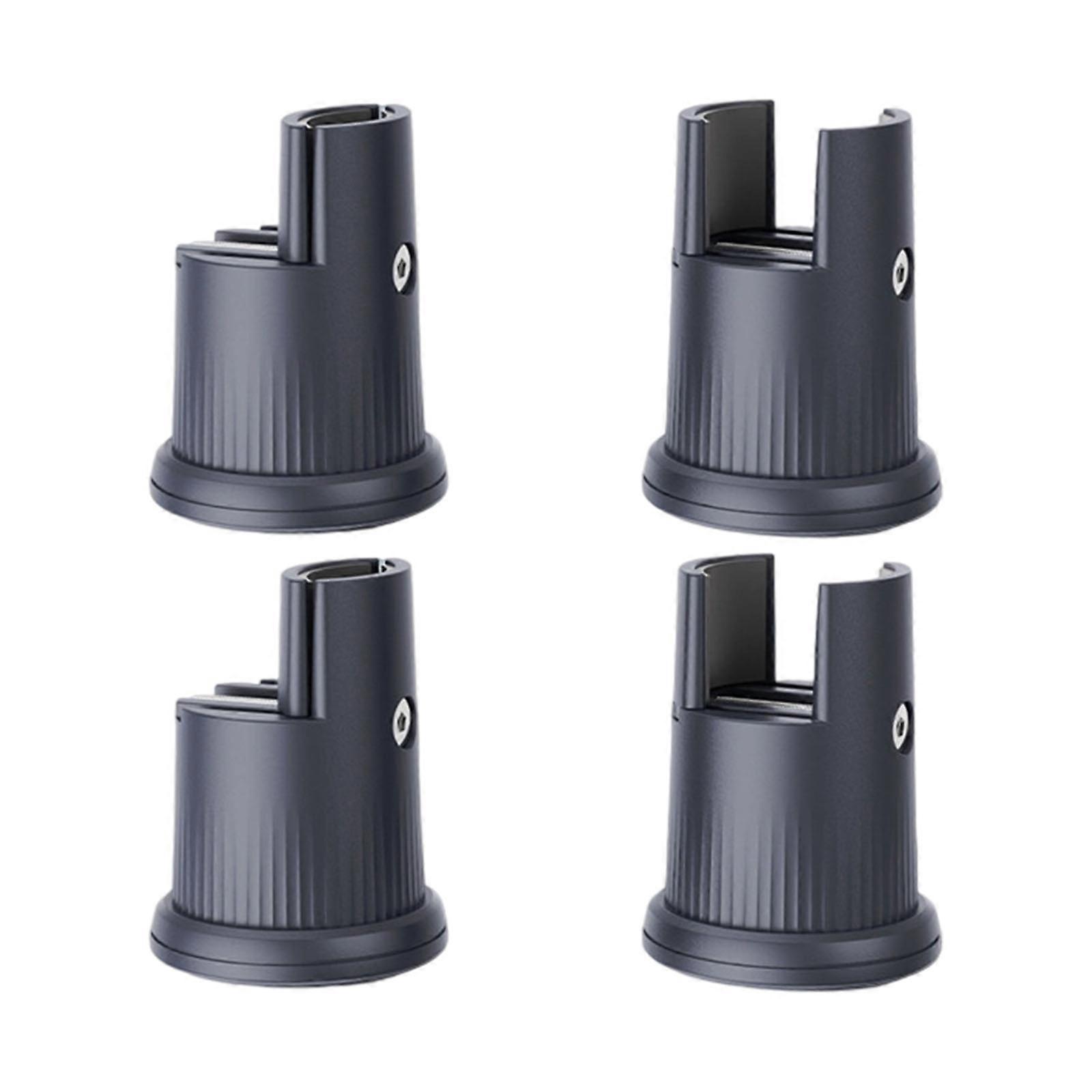 Pack of 4 Not Slip Furniture Leveling Pads Adjust Height Waterproof Zinc Alloy Plastic for Chair Table Stability Multicolor