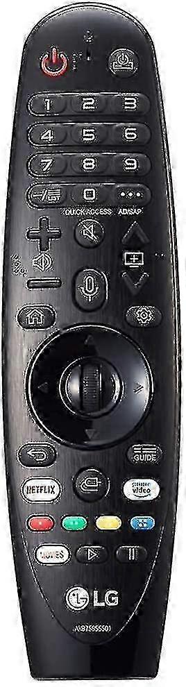 Controle remoto de TV compatível com LG, compatível com diversos modelos e aplicativos de streaming.