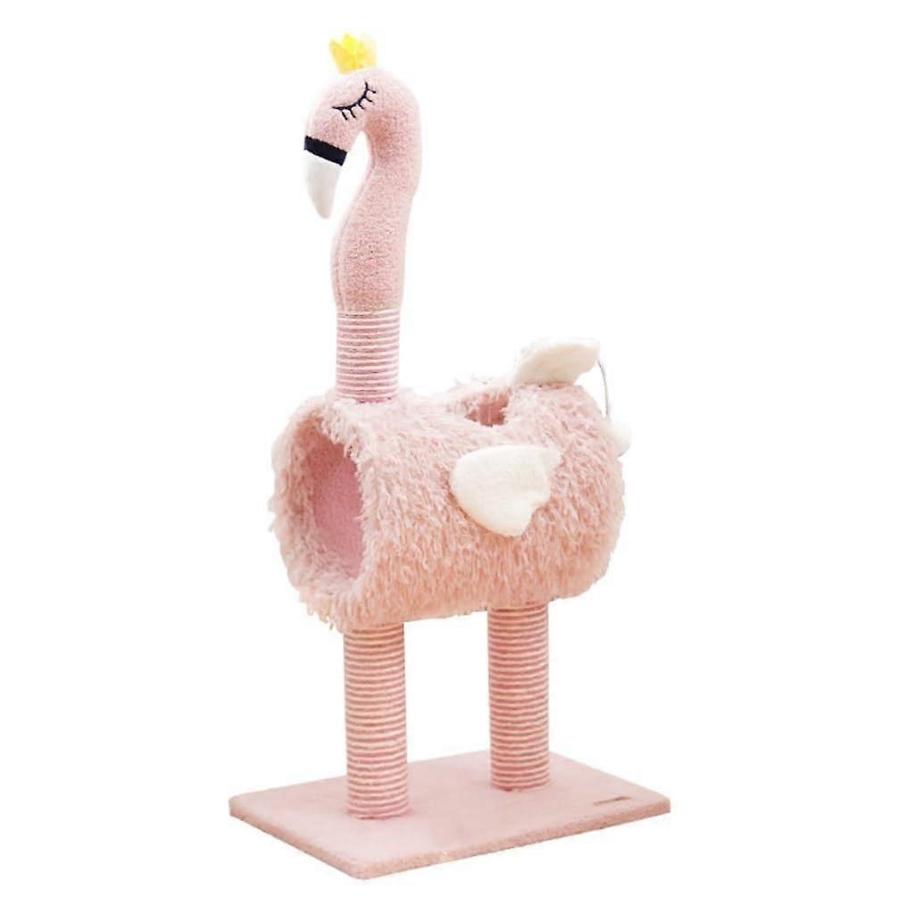Climbing Frame Nest Sisal Post Scratching Board NonShedding Claw Grinding Toy Cat Climber Pink Model A