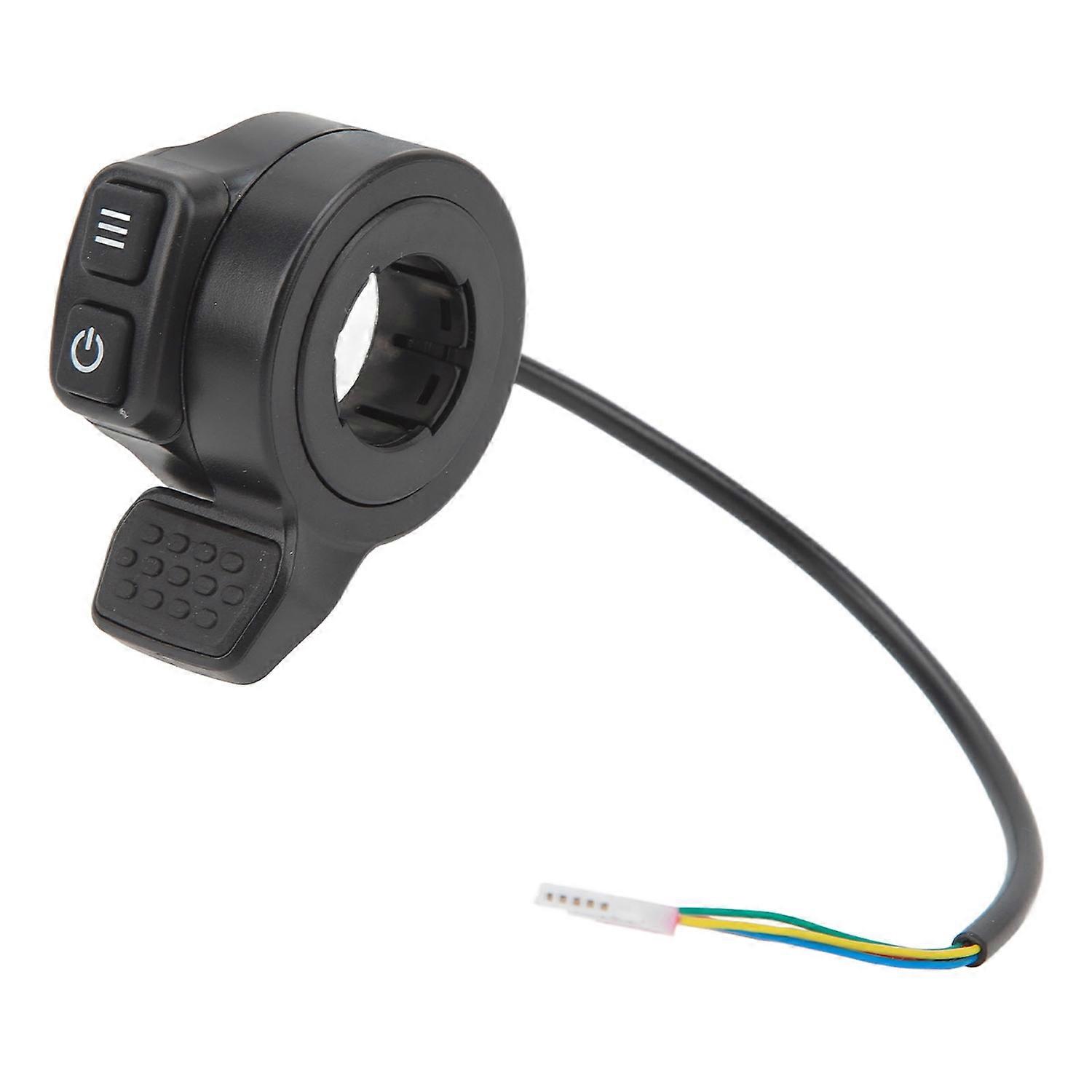 Electric Scooter Throttle Finger Throttle with Power Switch Speed Control Throttle Replacement Part 