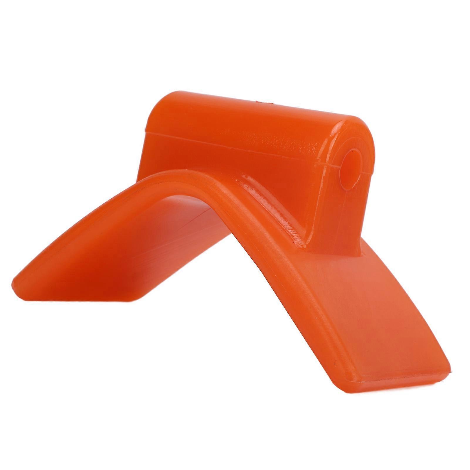 Boat Trailer Bow Stop 3in Width 1/2in Mounting Hole 5.3in V Span Boat Trailer Bow Stop V Block Orange
