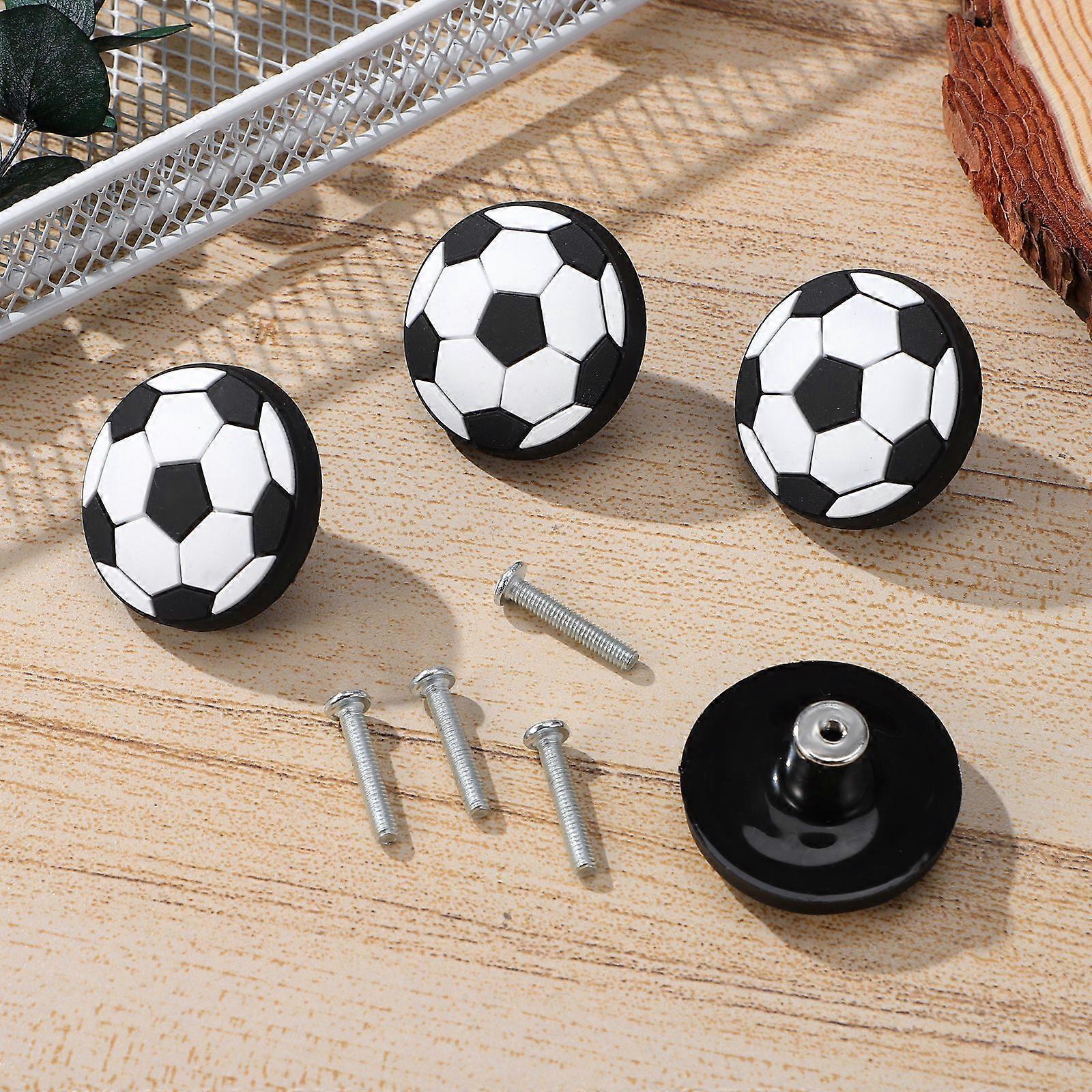 6Pcs Ball Drawer Knobs Cupboard Pull Handles Anti-Collision Knobs for Kid