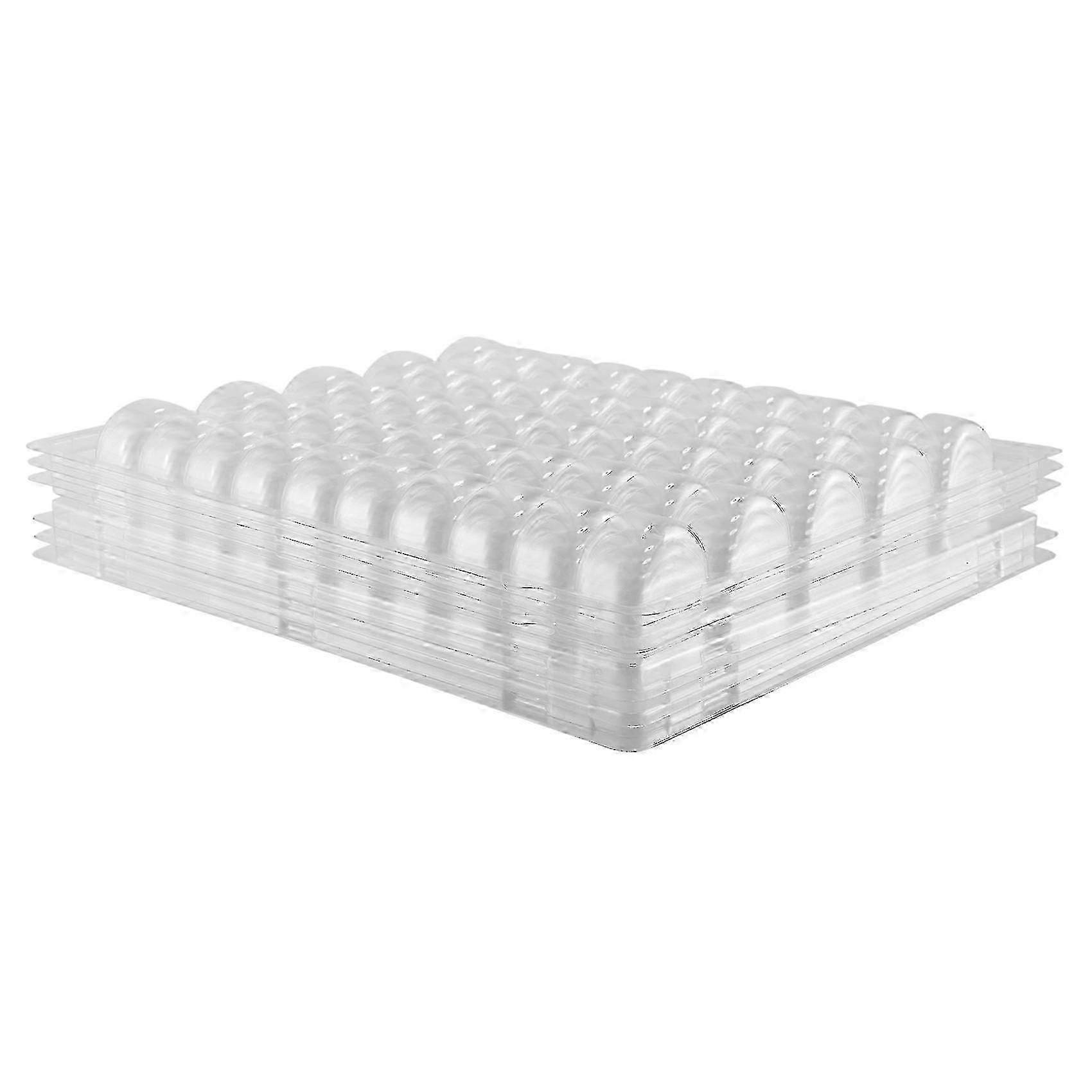 Clear Pet Closeable French Macaron Storage Trays - Holds 50 Macarons Per Set - Pack Of 4sets-MXBC