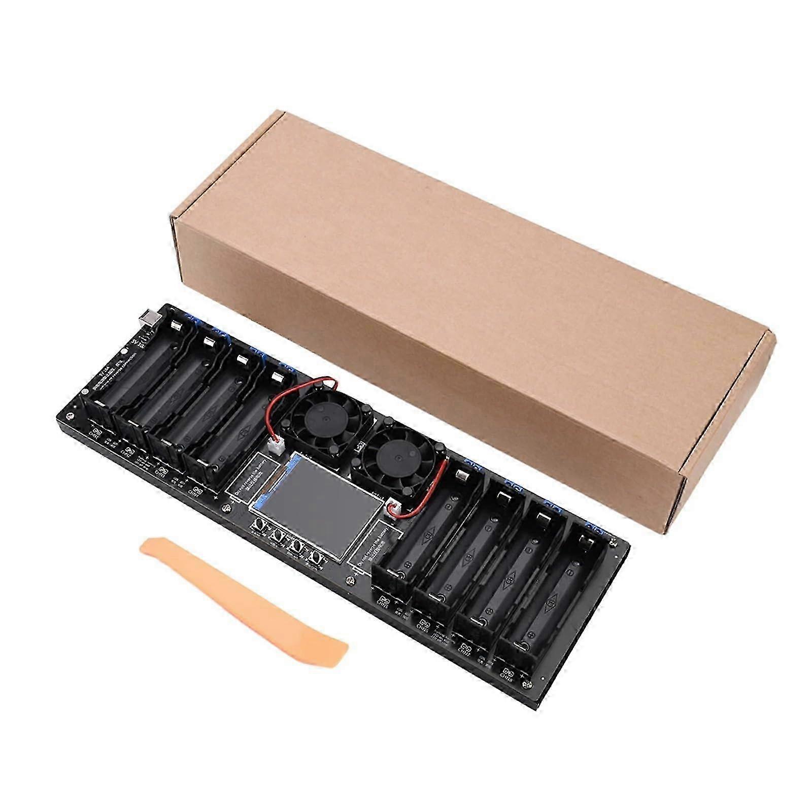 18650 Lithium Battery Capacity Tester DC Port 2.4Inch Color Screen Power Detector Module DC5V 10A Automatic Green SZRH