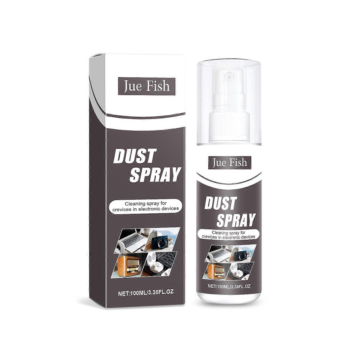 Jue-Fish Keyboard Dust Removal and Cleaning Spray - Multi-purpose Cleaner for Removing Dust and Stai