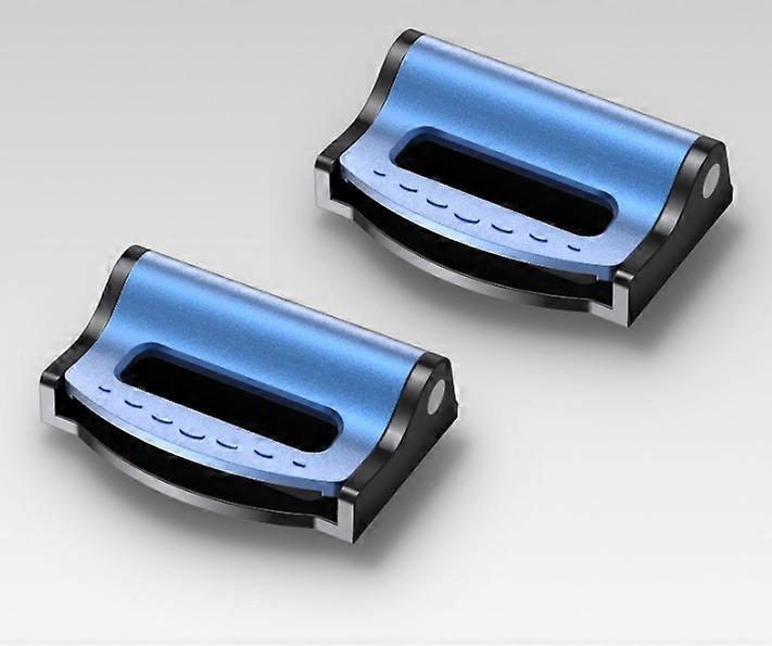 Seat belt fixed adjustment limiter blue 2 pcs