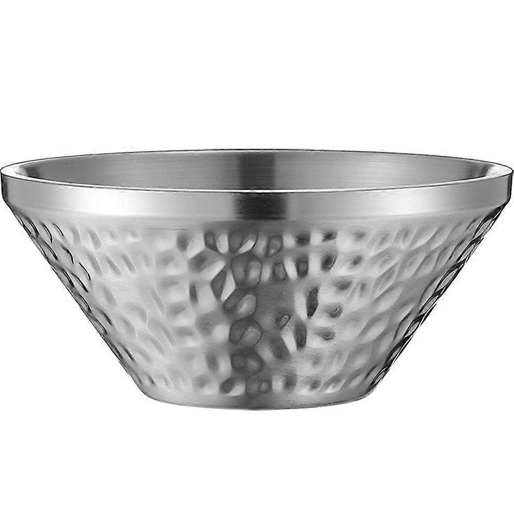 Unbreakable Mixing Nesting Bowls Double Walled Ice Cream Bowl  for Sauces Rice Noodle