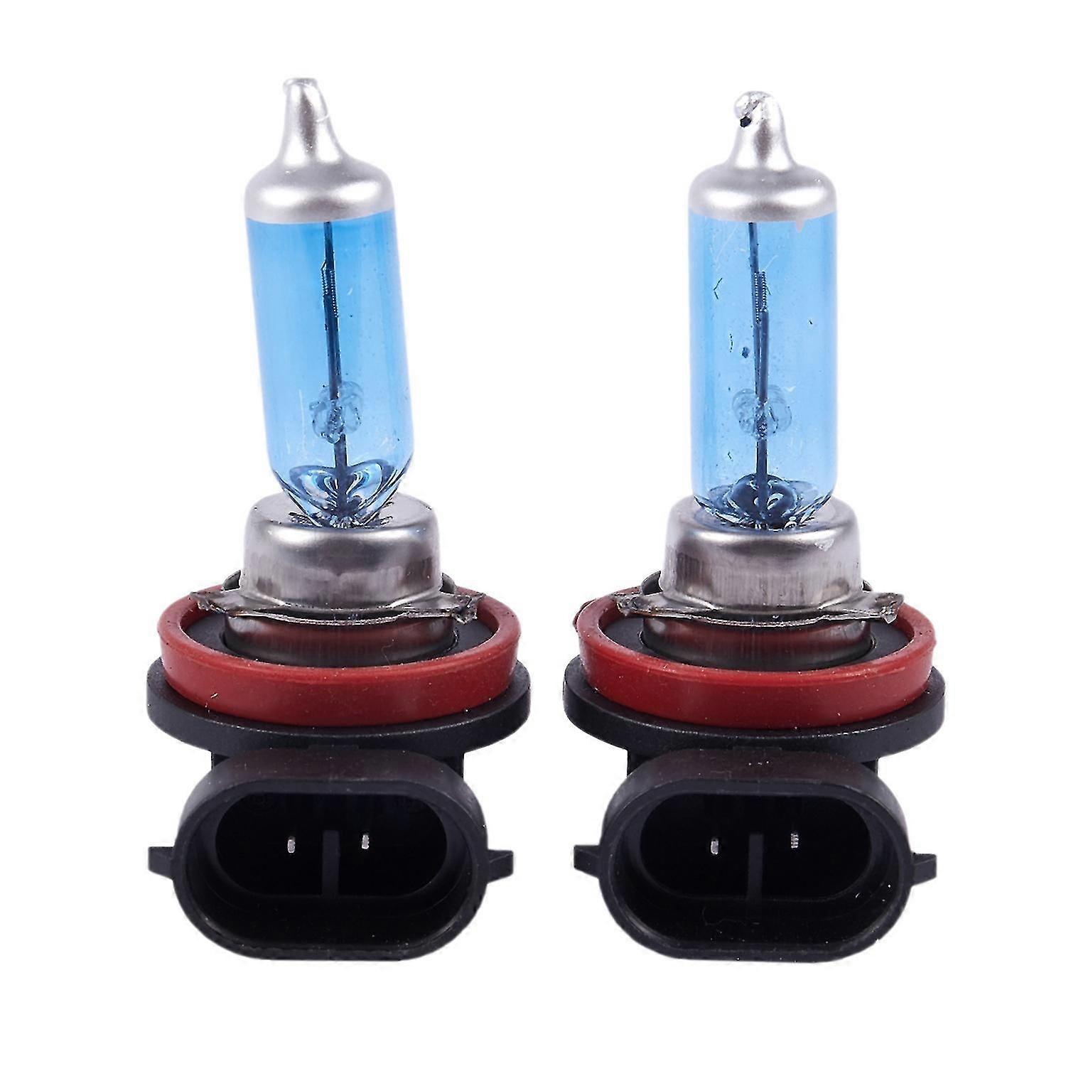 2 pcs H11 100w Super White Xenon Halogen Headlight Bulbs