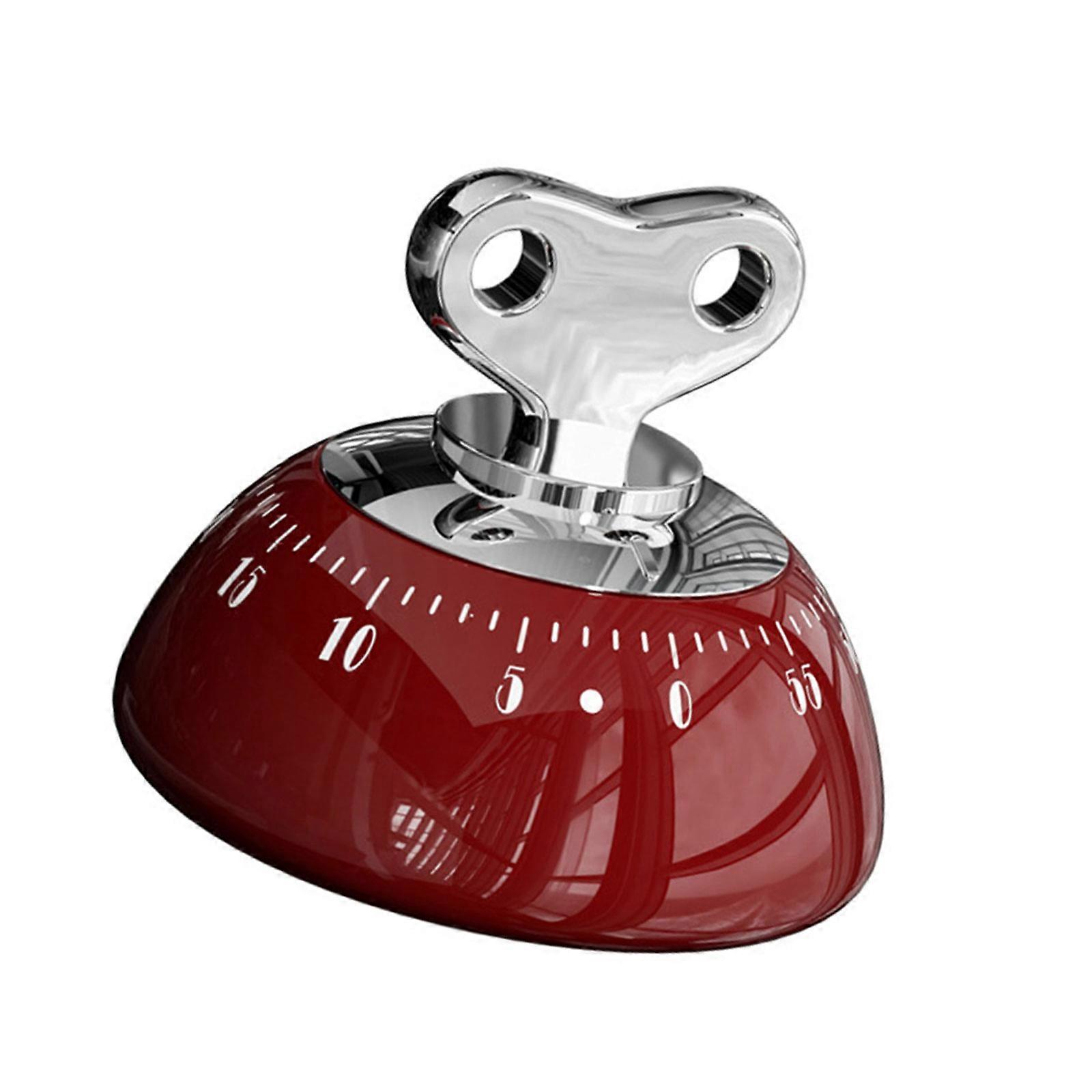 Multifunctional Magnetic Countdowns Device For Kitchen Gym Office Study Feature Secure Refrigerator Attachments  Red