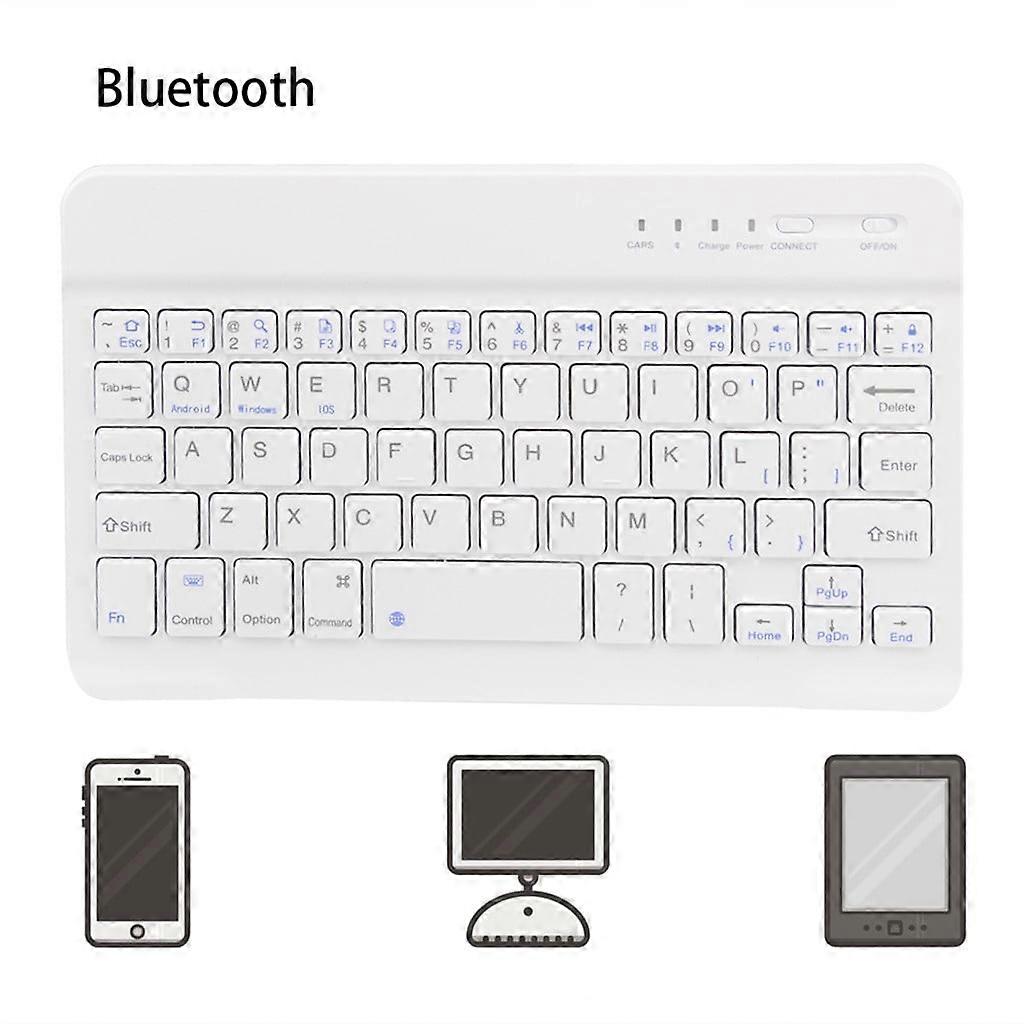 Slim Wireless Bluetooth Keyboard for iMac/compatible with iPad Android Phone Laptop Tablet PC, Keyboard