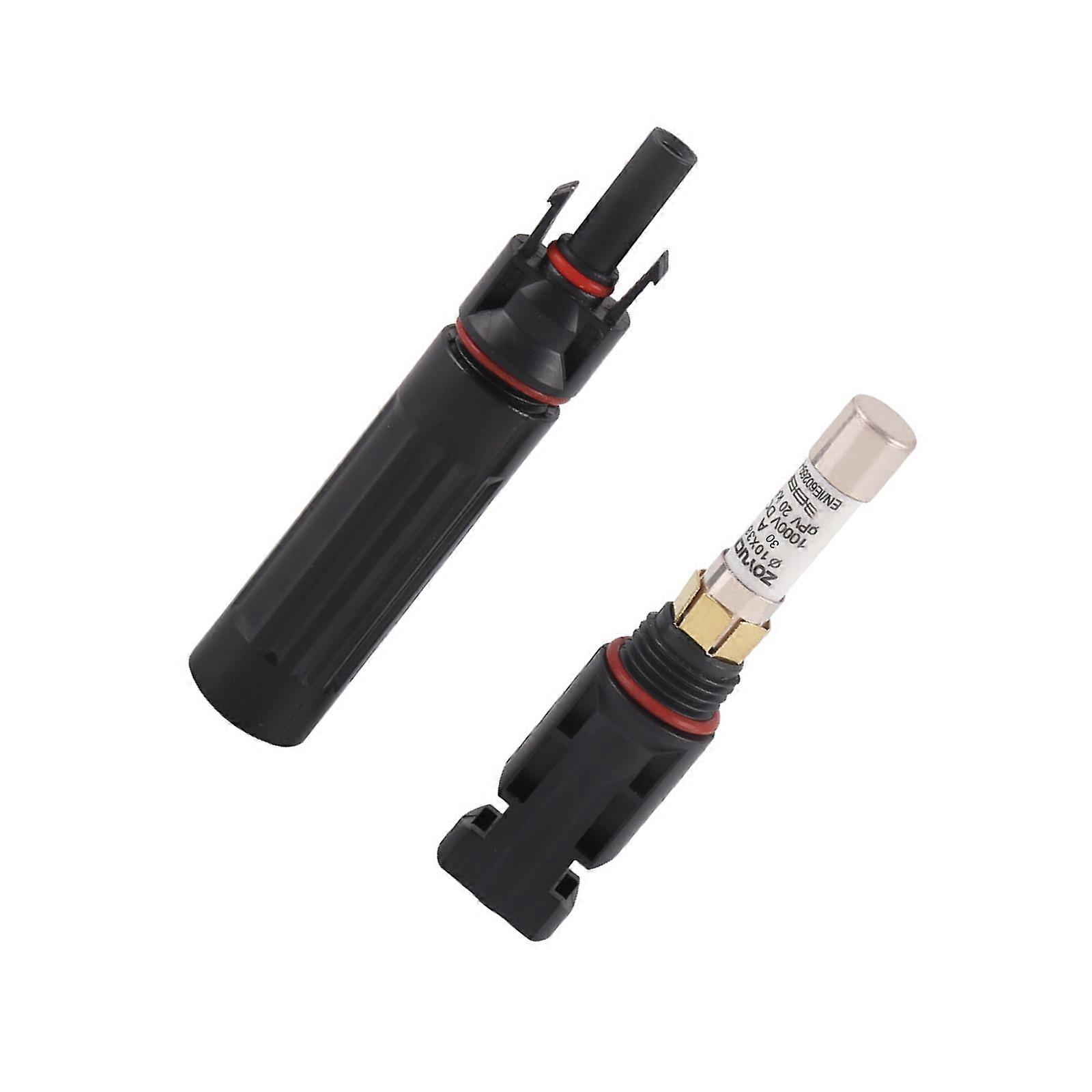 Universal Solar Panel Fuses Holders Compatible Design Heat Resistant Materials Secure Electrical Connection for Use Multicolor