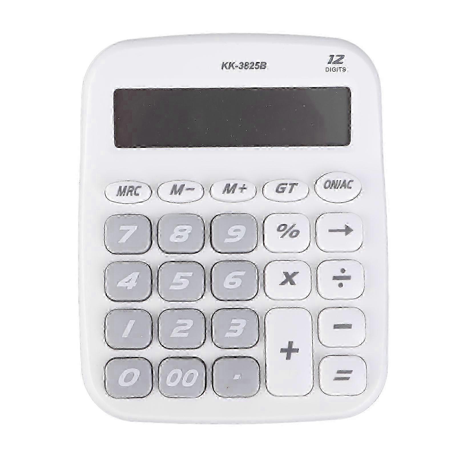 Desktop Calculator Large Buttons Battery Powered Electronic Calculator for Home Classroom Office Use