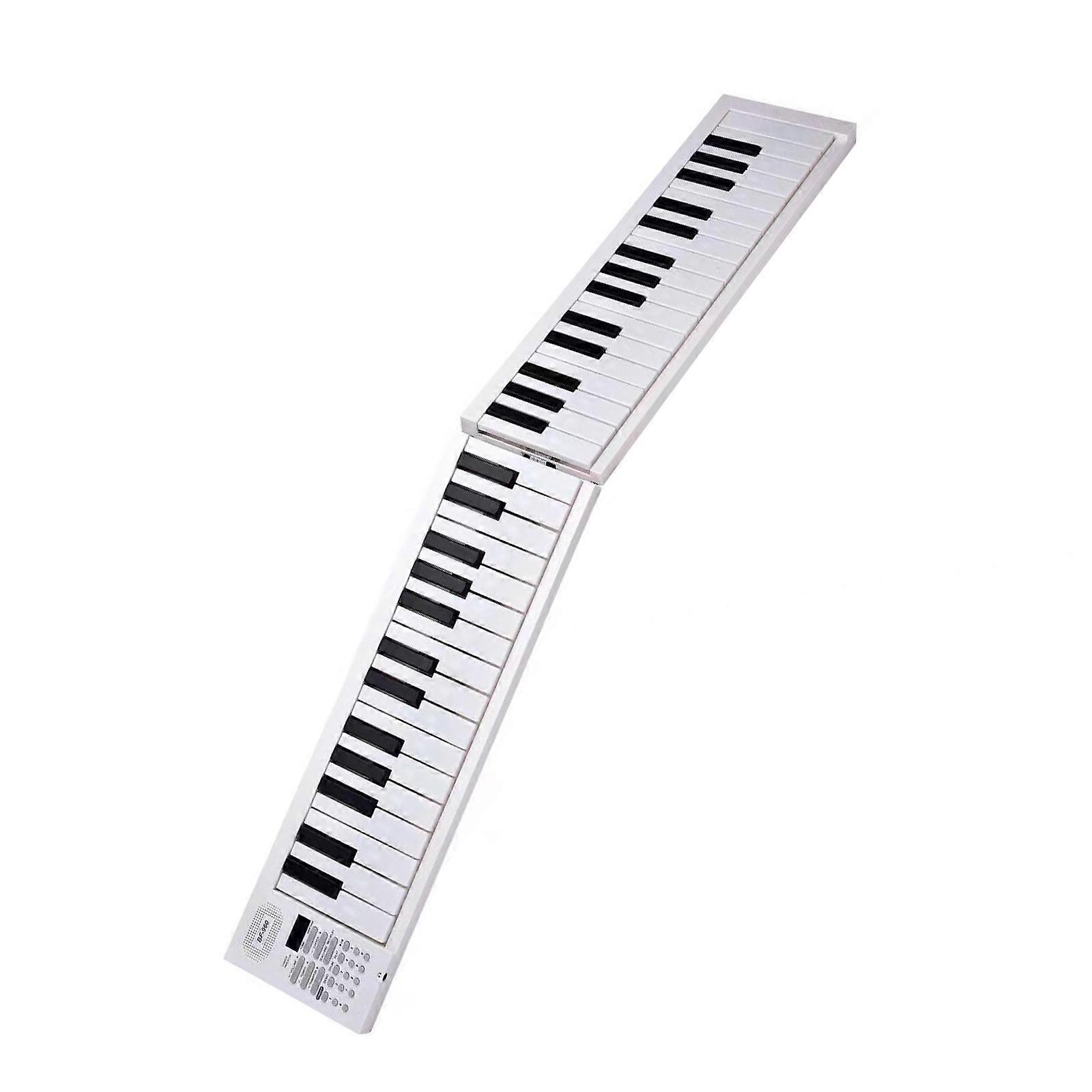 Multifunctional Electric Piano Keyboard Folding Piano Keyboard Portable Digital Music Electronic Keyboard Gift for Kid Multicolor