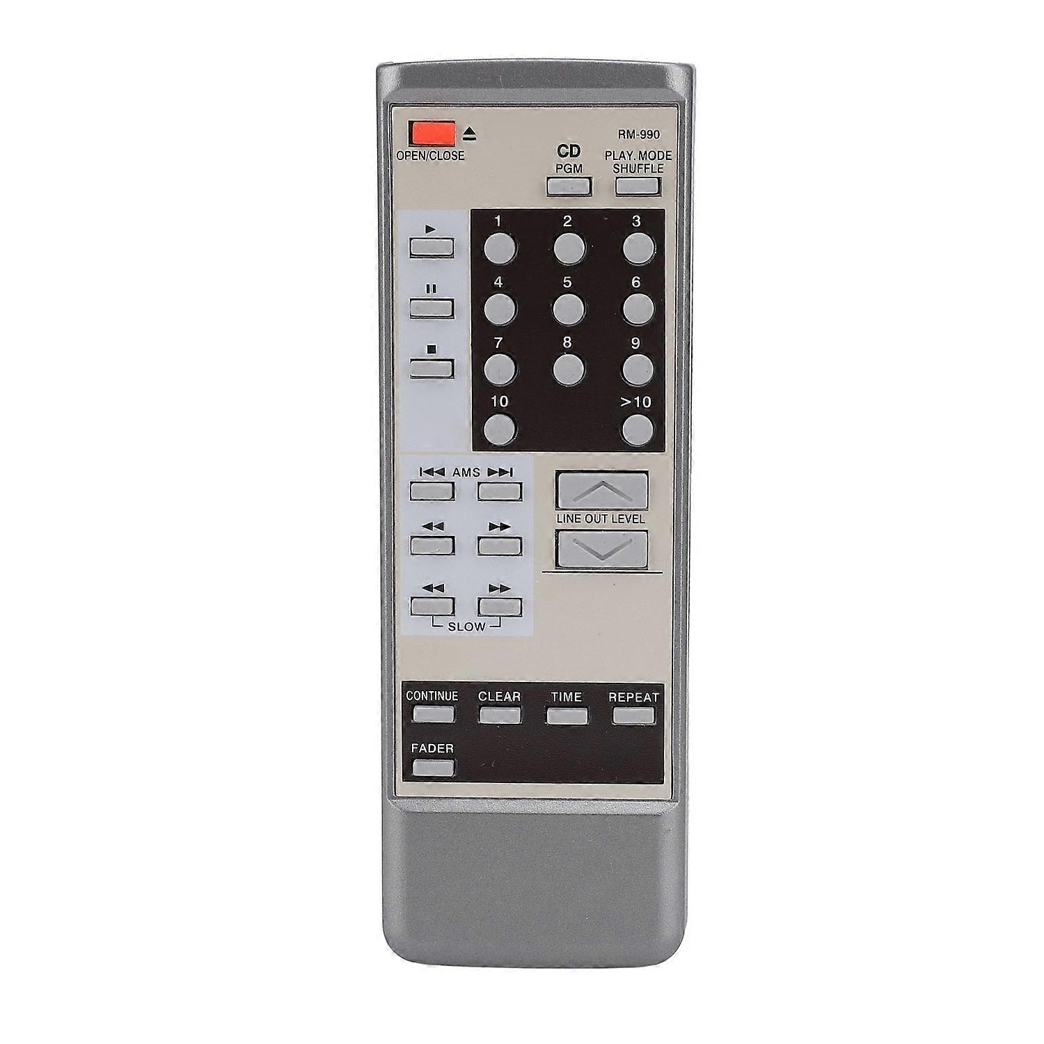 Disc CD Player Remote Control ABS RM 990 Replacement Remote Control for CDP497 CDP590 CDP790 CDP970 