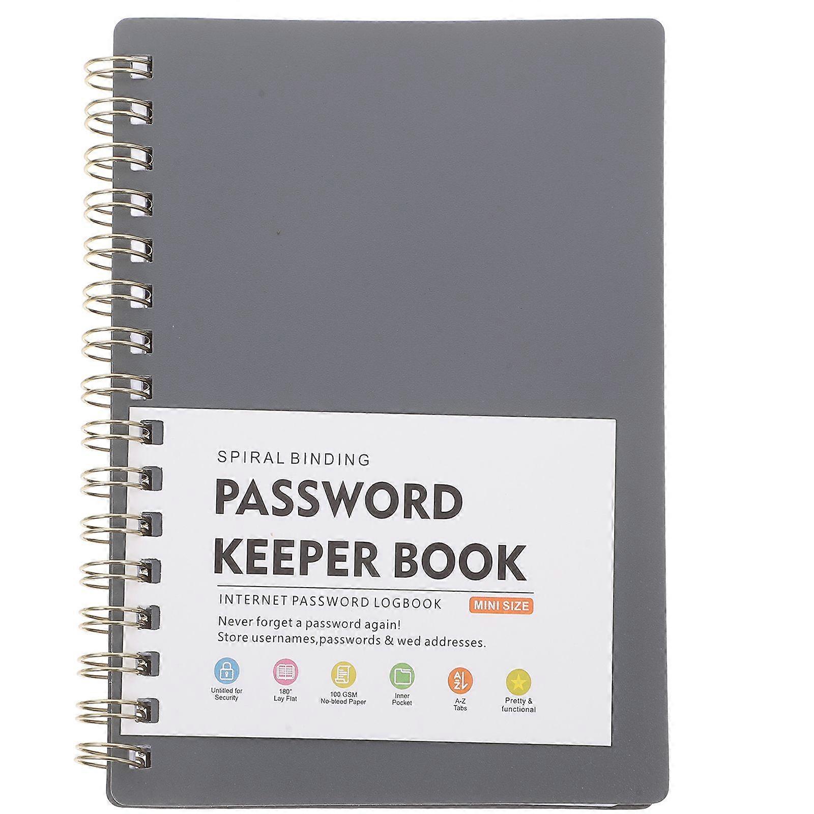 Password Book with Alphabetical Tabs Convenient Password Organizer for Website Logins A6 Size Small Password Notebook for Home Office