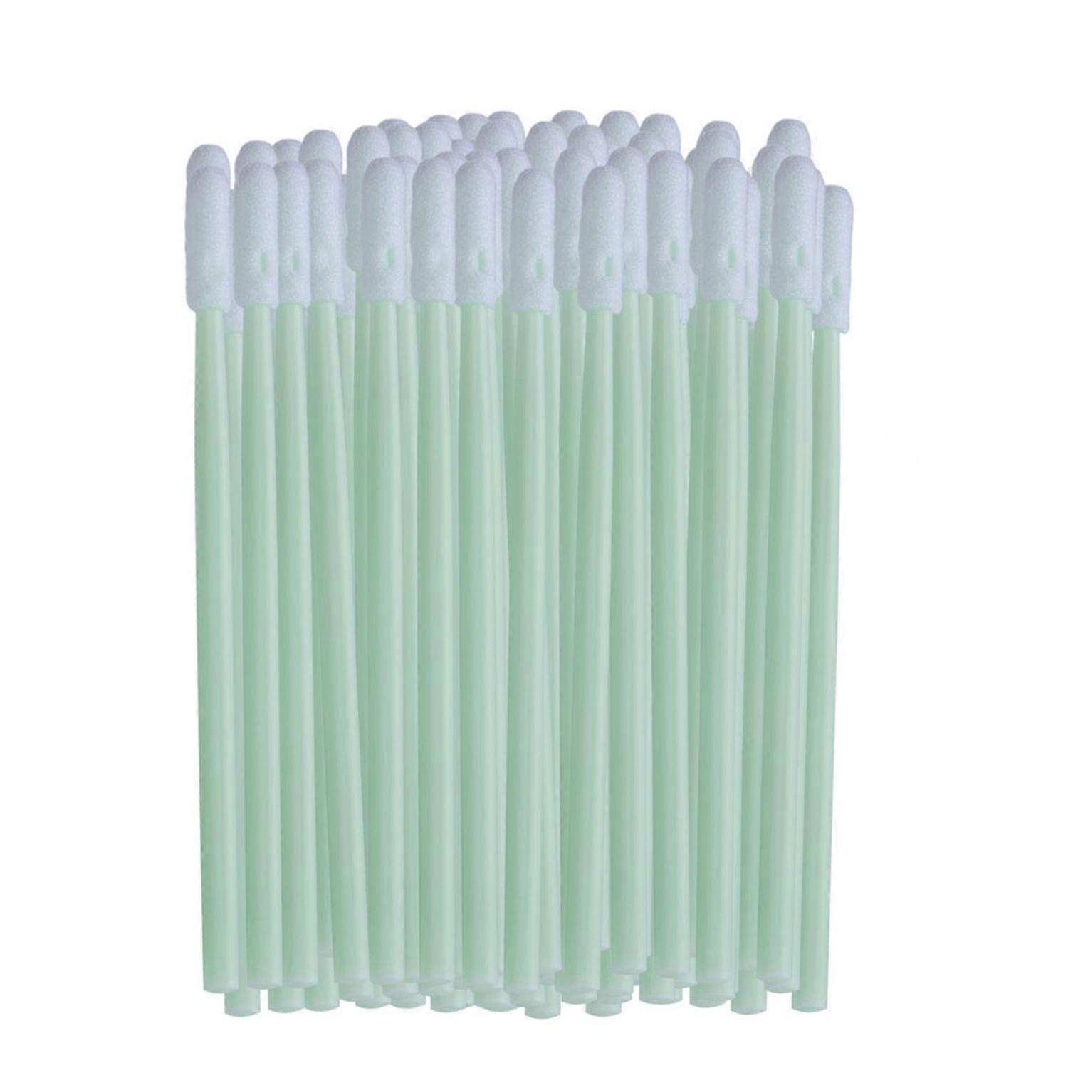 100pcs Anti static Foam Cleaning Swabs Round Tip Stick For Printer Disk Lens