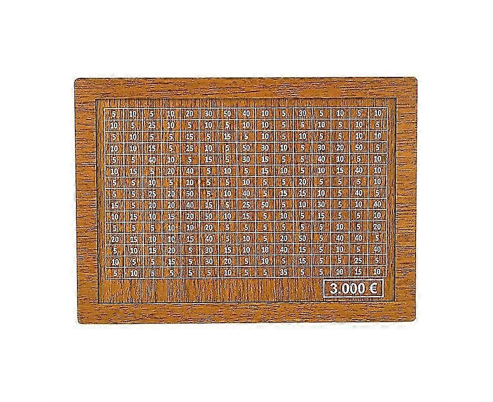 Money Box (4 Sizes) - Reusable Money Box with Money Goal and Numbers to Cross3000