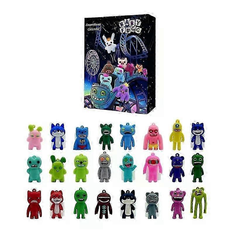 Countdown Fuggler Monster Advent Calendar 24 Days of Festive 3D Blind Boxes