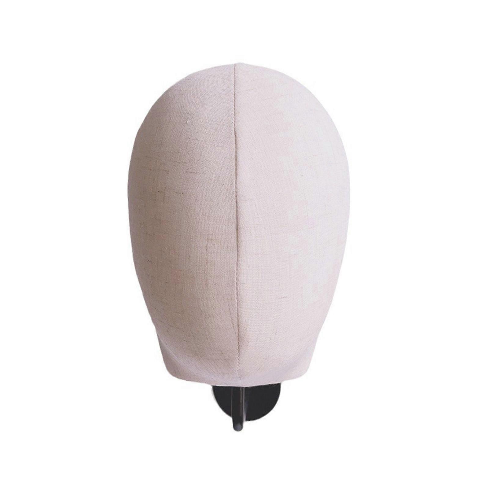 Practical Space Saving Fabric Covered Head Model Wall Hat Display Storage For Wigs And Hats Beauty Salon Equipment Multicolor
