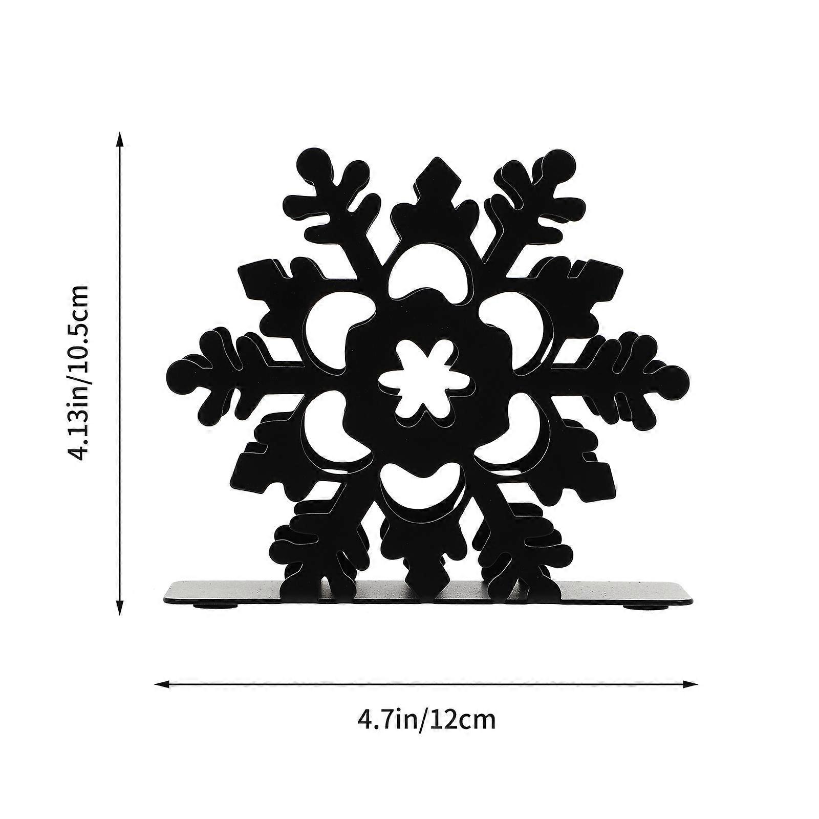 Iron Tissue Rack for Storage Christmas Tissue Holder Decorative 1Pcs