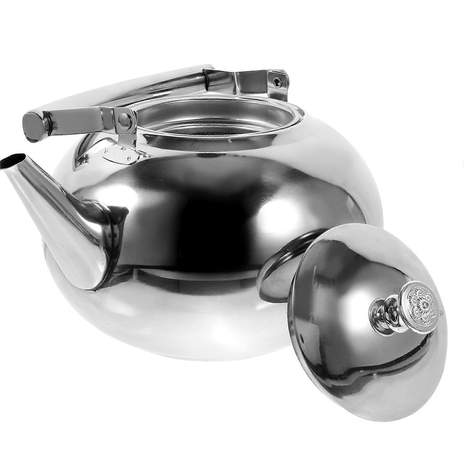Stainless Steel Tea Kettle with Strainer for Kitchen Use Practical Water Kettle