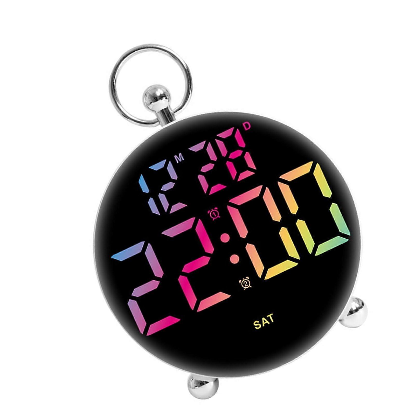 LED Digital Alarm Clock with Large EasytoRead Numbers for Seniors and Office Desk Use