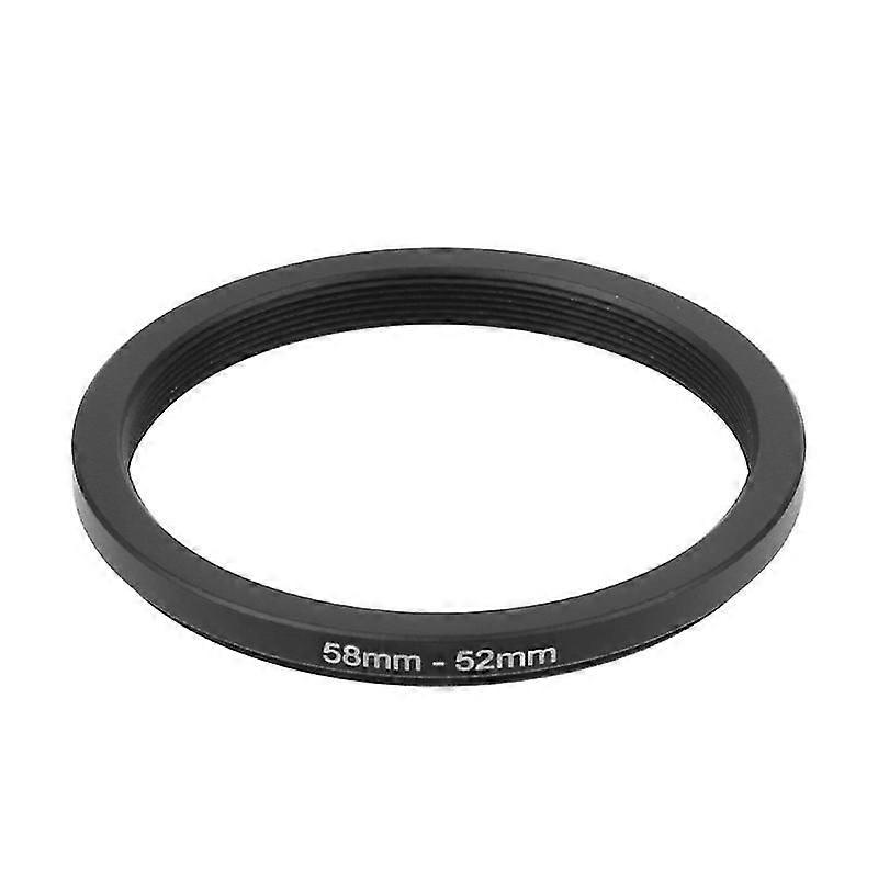 58mm To 52mm Metal Step Down Rings Lens Adapter Filter Camera Accessory
