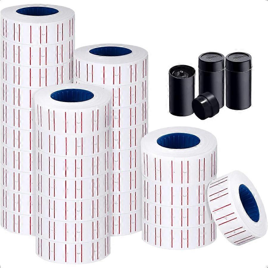 MX5500 8 Digits Price tag Gun with 5000 Sticker Labels and 3 Ink Refill Label Maker Pricing Gun Kit Numerical Tag Gun for Offic