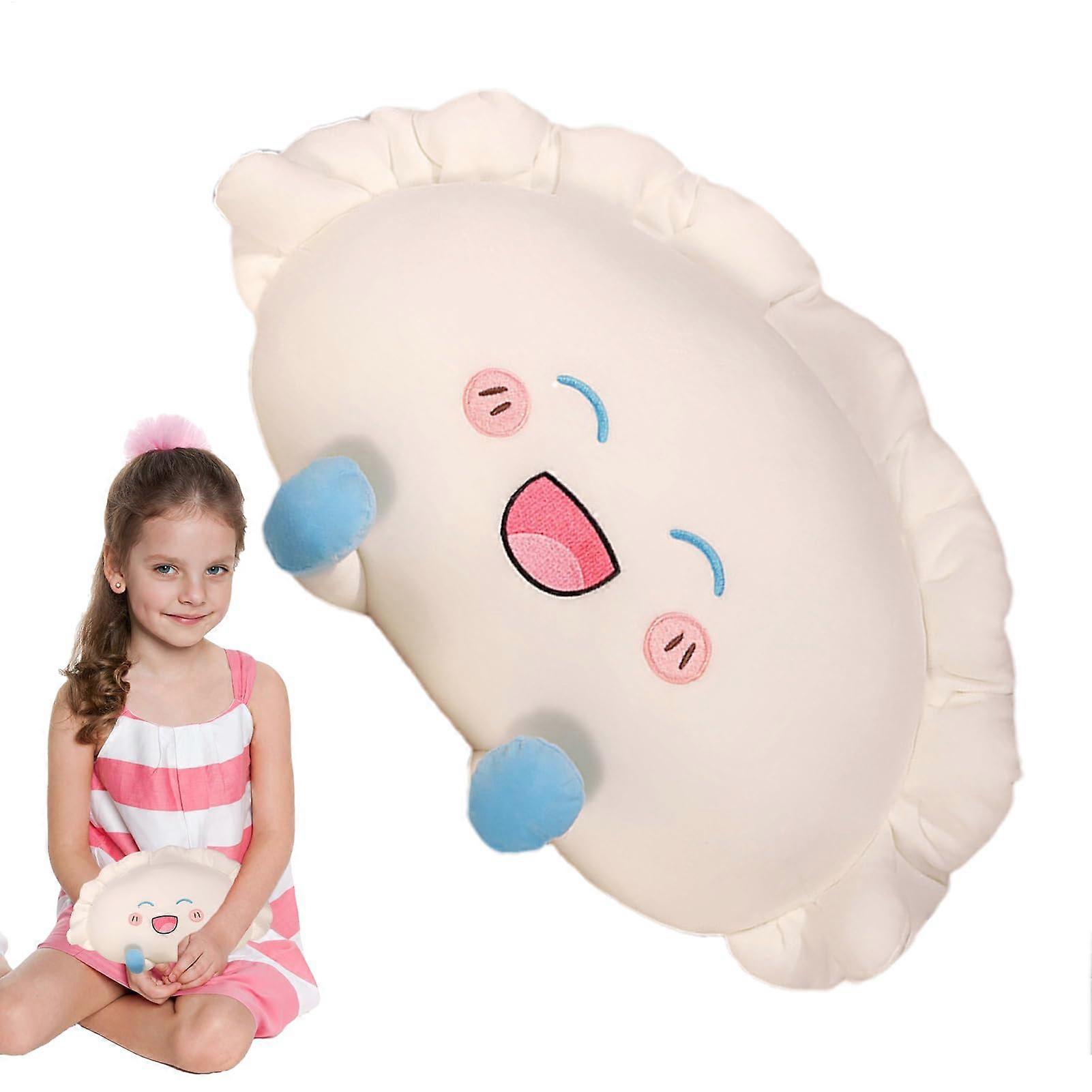 Cute Dumpling Plush Pillow Soft Dumpling Plush Toy Food Shaped Plush Soup Dumpling Alm