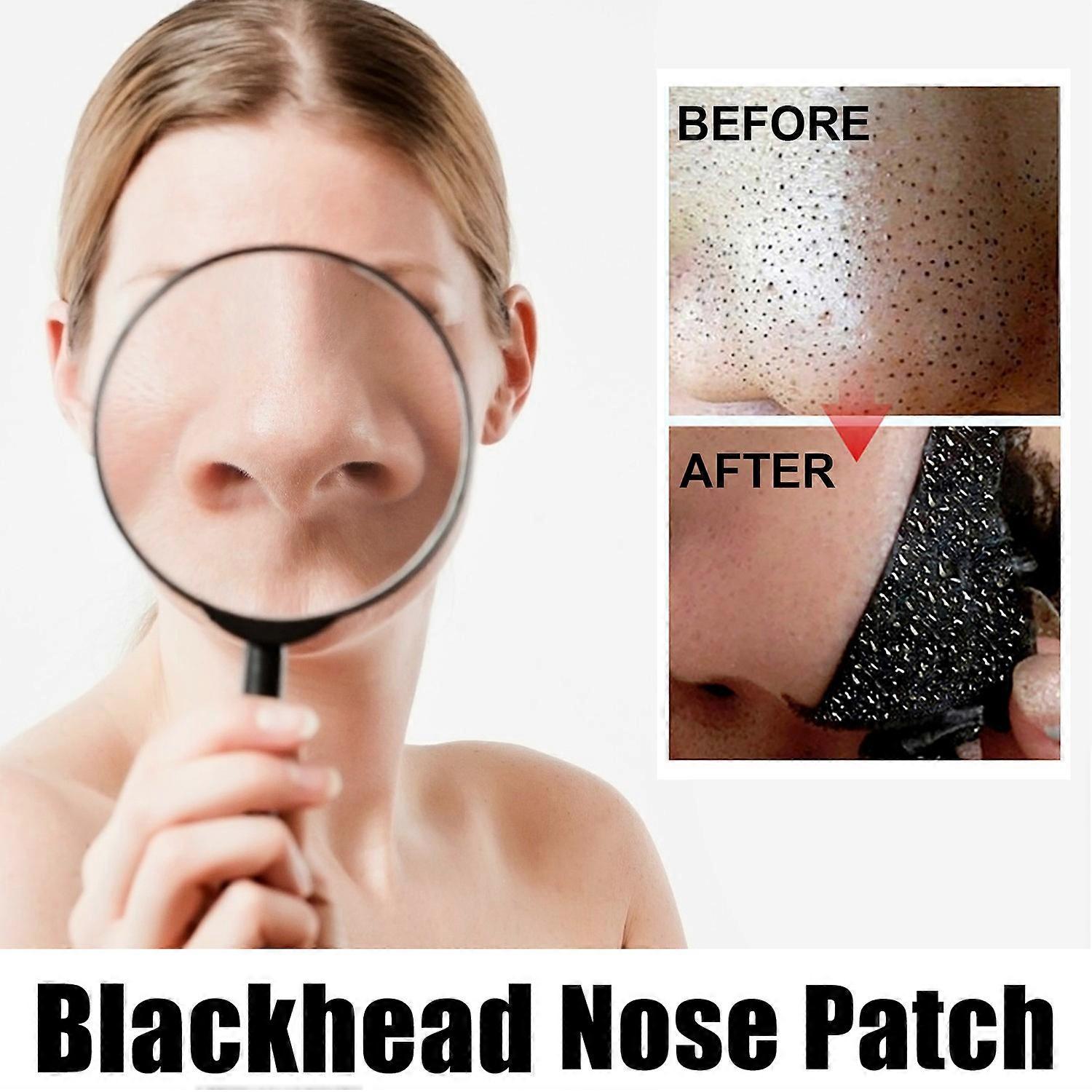 1-6PCS EELHOE 10PCS/Pack Bamboo Charcoal Nose Strips Deep Pore Cleansing Blackhead Remover Moisturiz