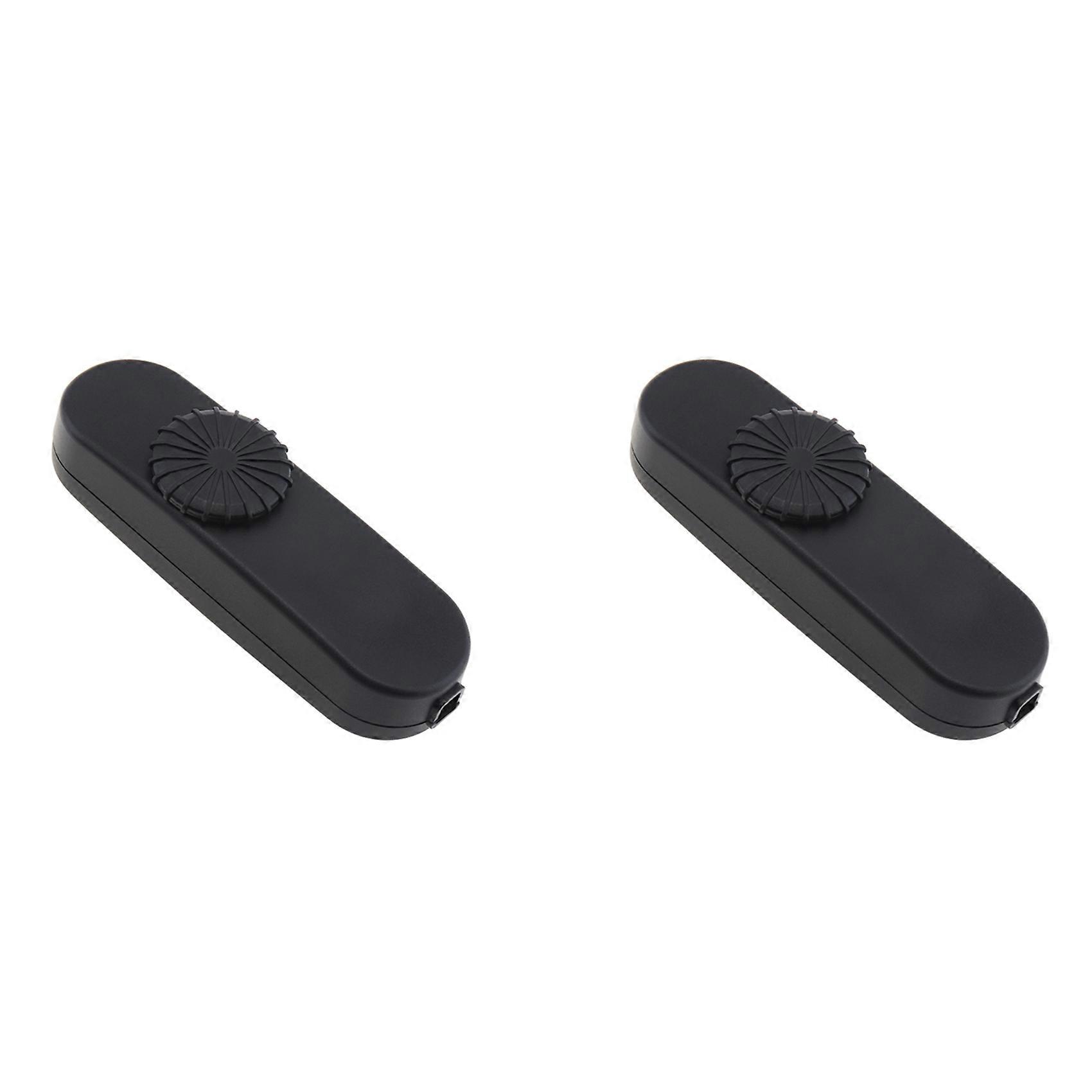 2X LED Dimmer Switch Full Range Rotary Dimmer Switch Inline Lamp Switch for 220V Table Lamp / LED Lamp / Halogen Bulbs