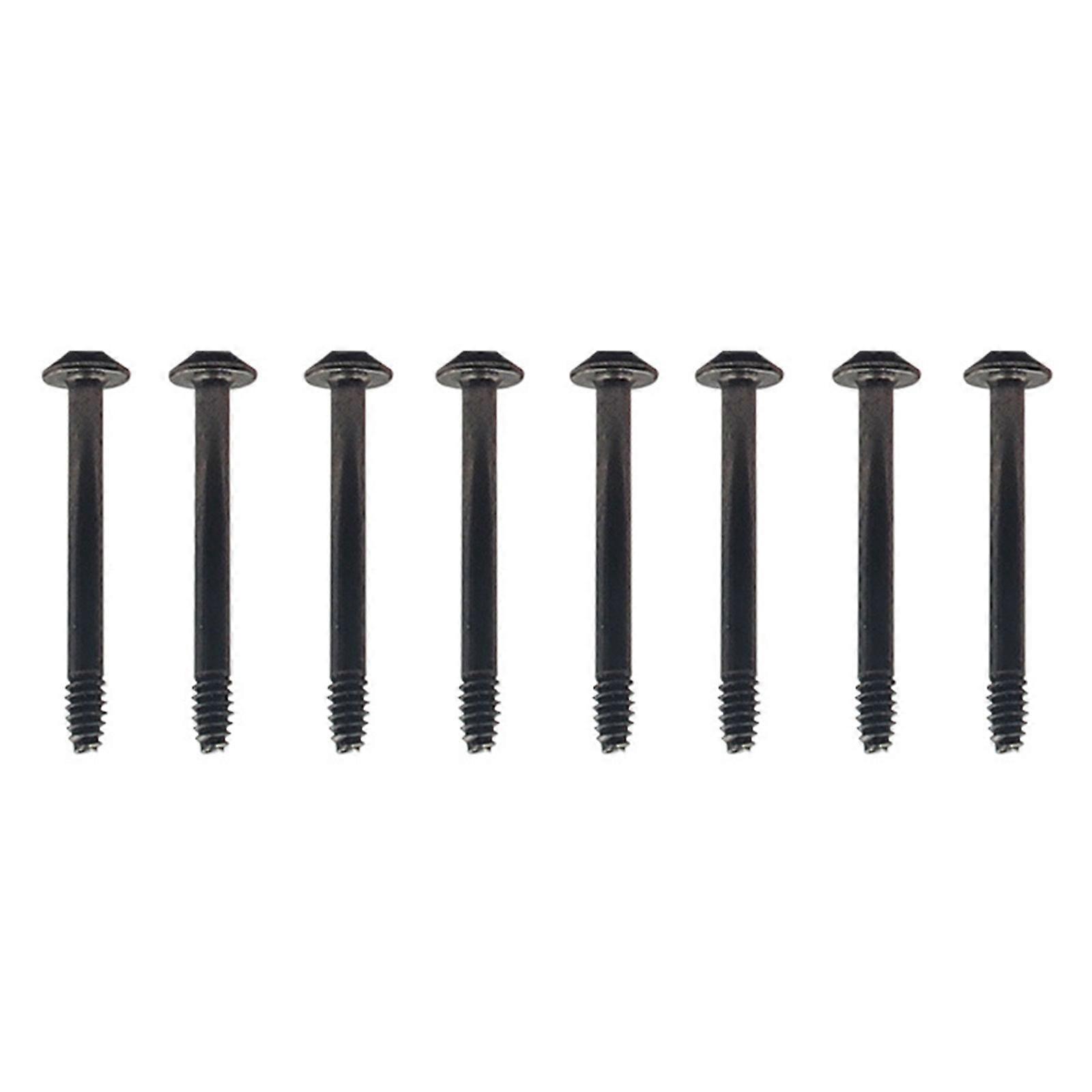 8Pcs Computer Case Fan Part Desktop Computer Power Supply Fan Long Screw Black Radiator Fan Screw for Water Cooling Multicolor