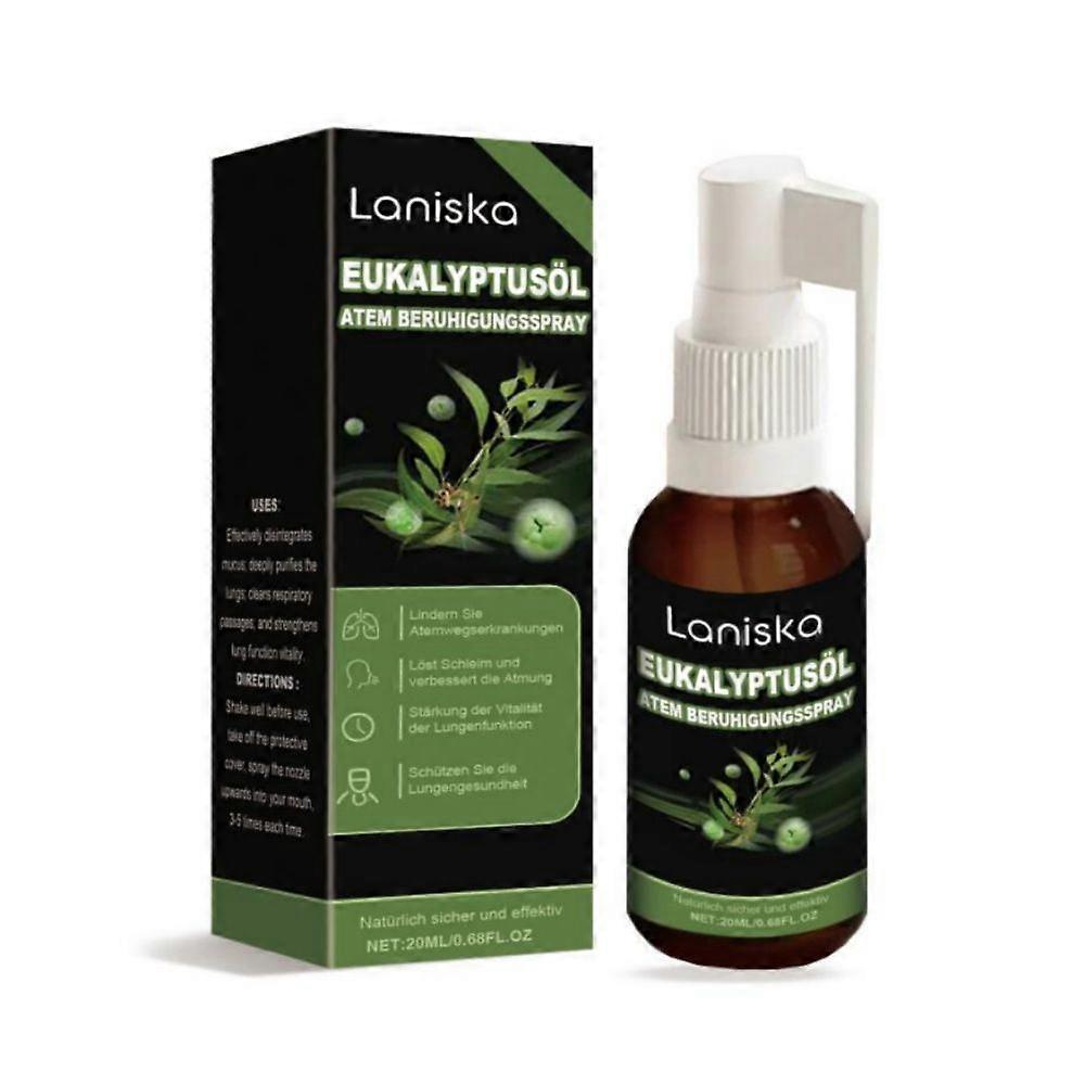 Herbal Lung Cleanse Spray Reduce Cough Sore Itchy Throat Inflammation Relief Breathing Difficulties Quit Smoking Lung Detox Mist