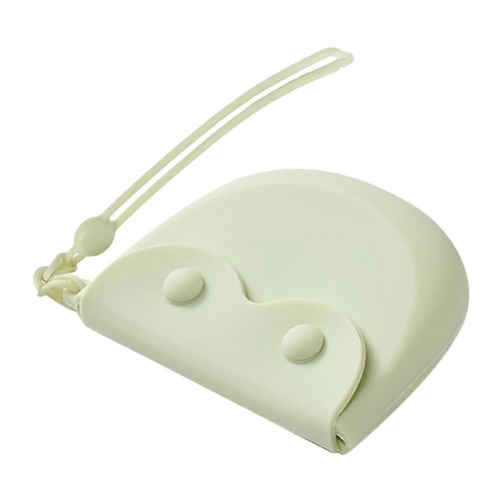 Retainer Holder Denture Case for Storage Use 2Pcs Portable Silicone Green