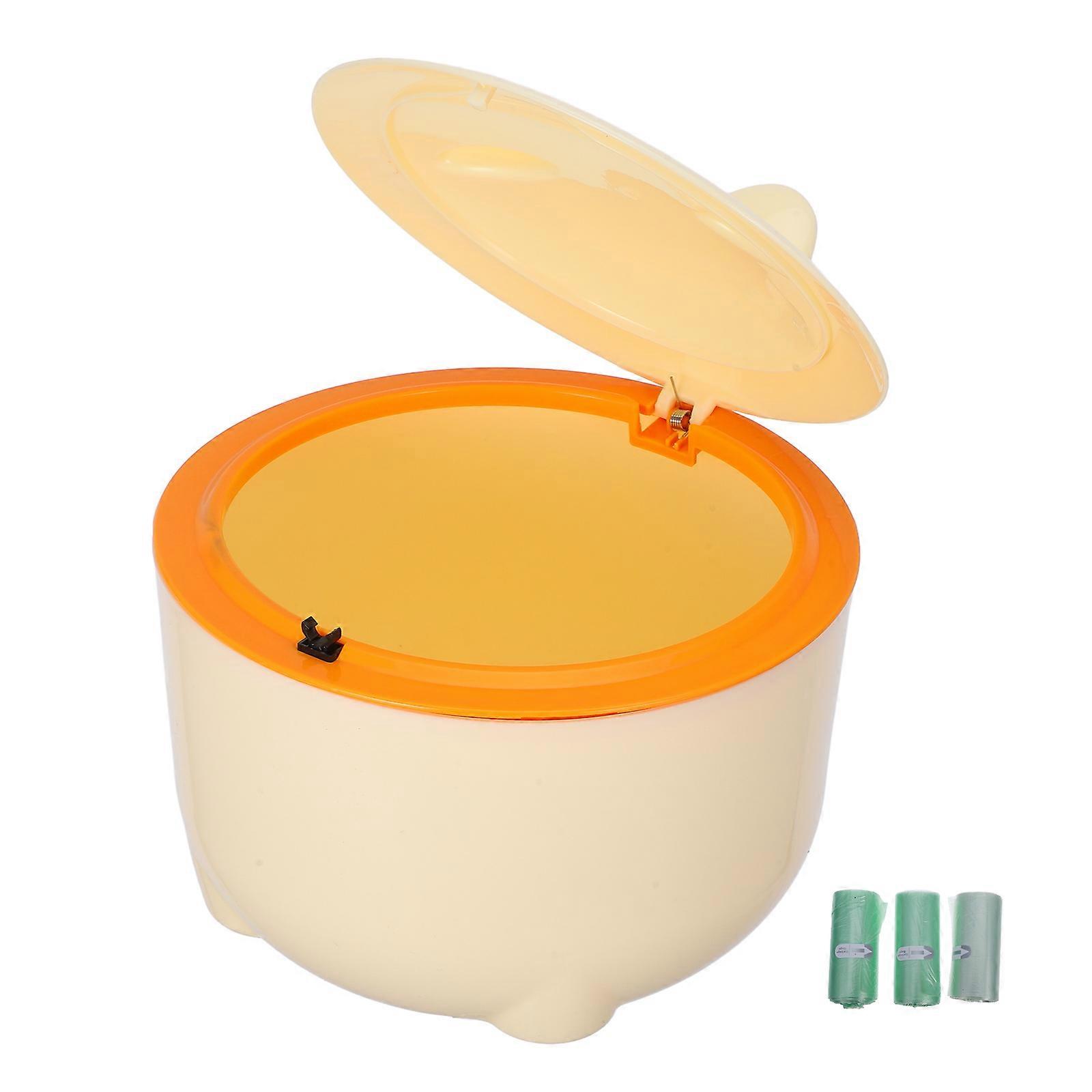 PP Sealed Cat Litter Trash Can for Storage Use 1Set with Lid and Bags