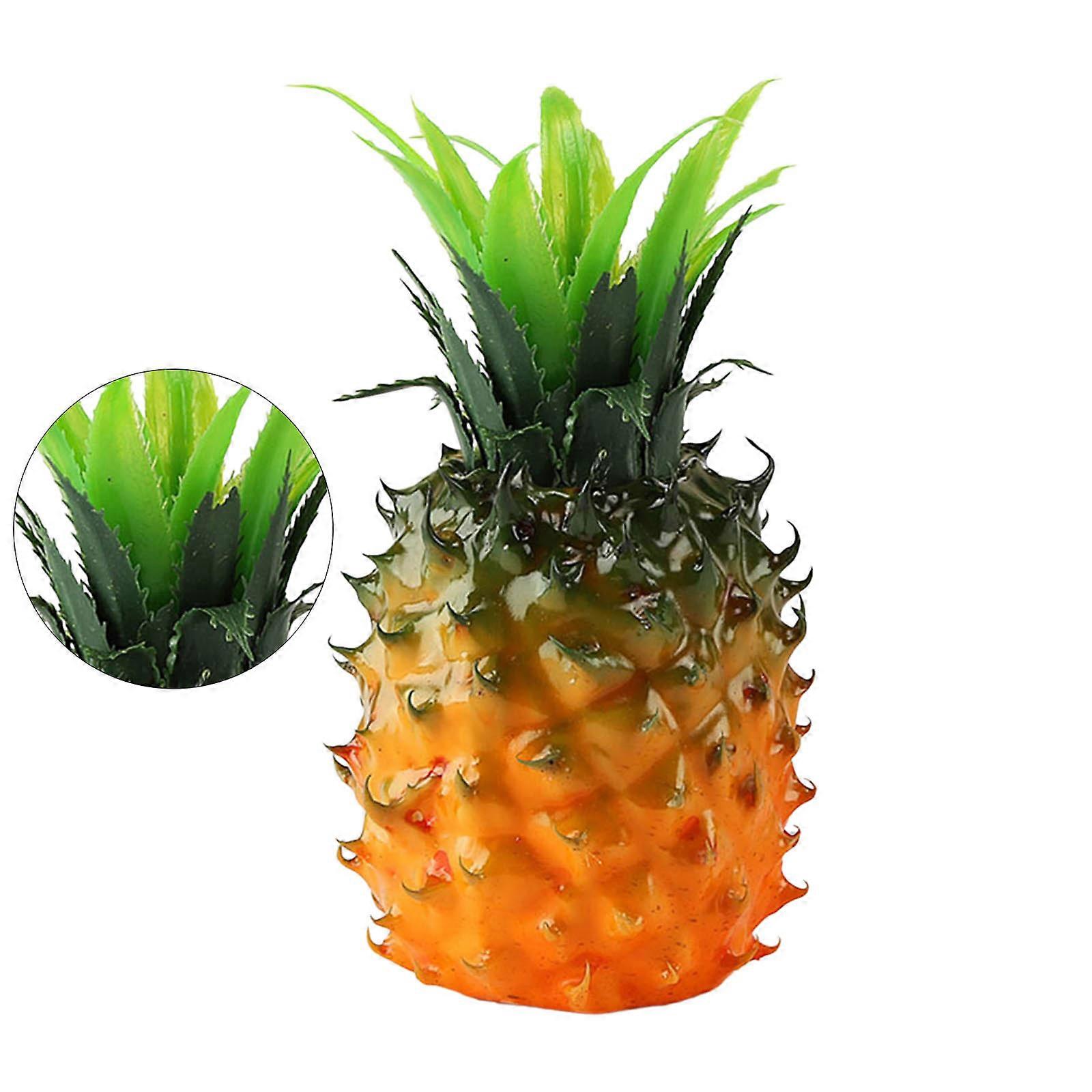 Ornament mare artificial cu ananas, ananas fals, decorațiuni cu fructe de înaltă simulare, multicolor