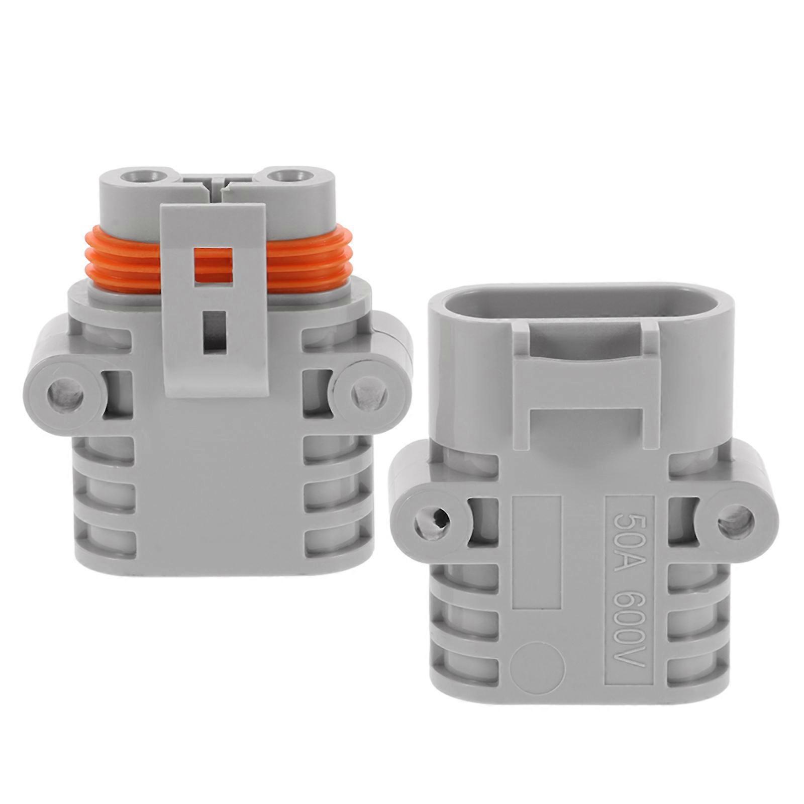 50A Connector Jumper Cable Plug for Car Waterproof 1Pair Use