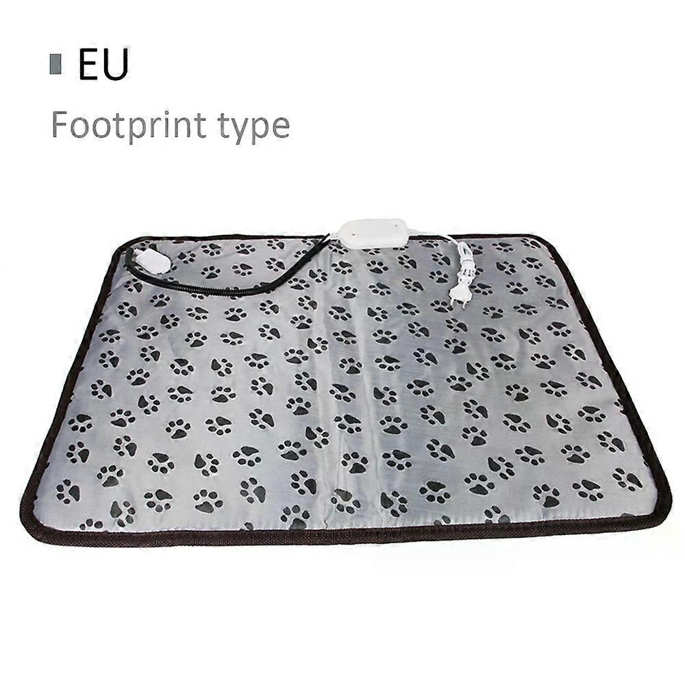 Lit d'hiver pour chien et chat, coussin chauffant pour int��rieur, 45x45cm, imperm��able, plus chaud, pour animaux de compagnie, pour chiens e