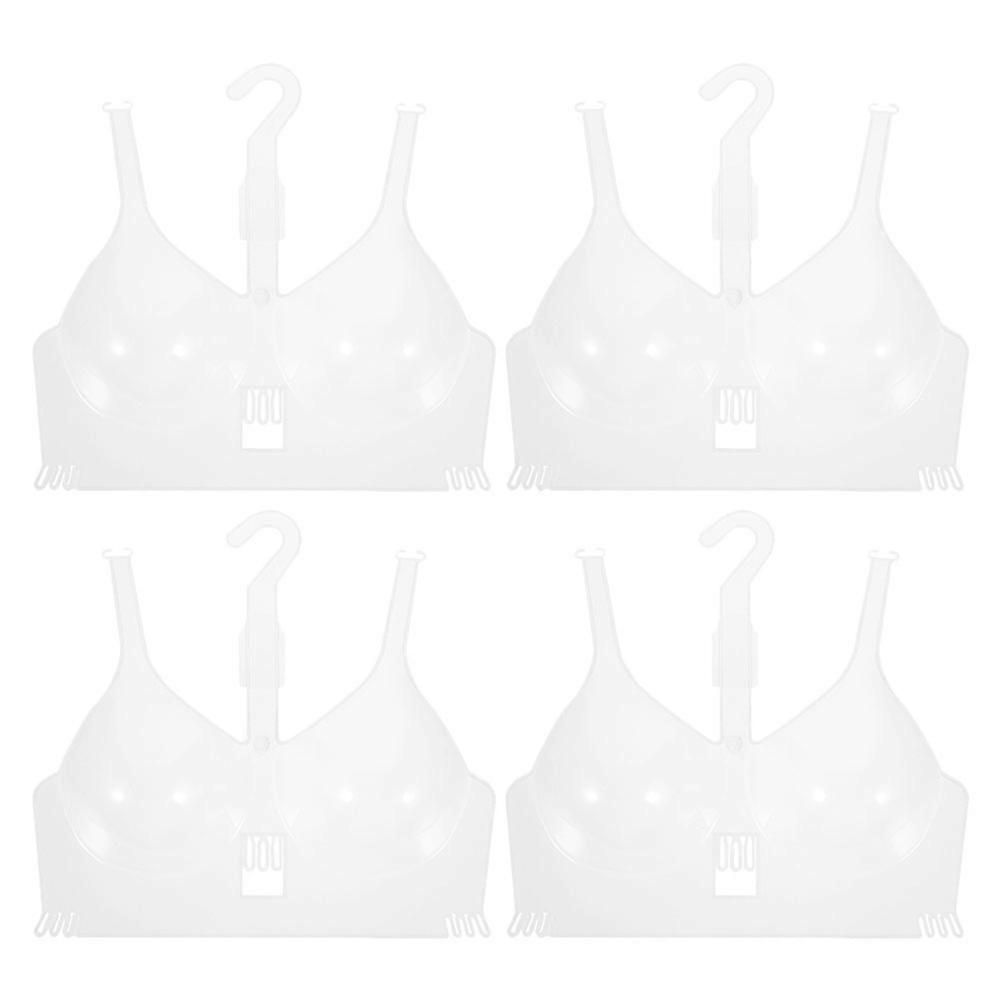 Plastic Hanging Female Mannequin for Clothes Display 4Pcs Pack