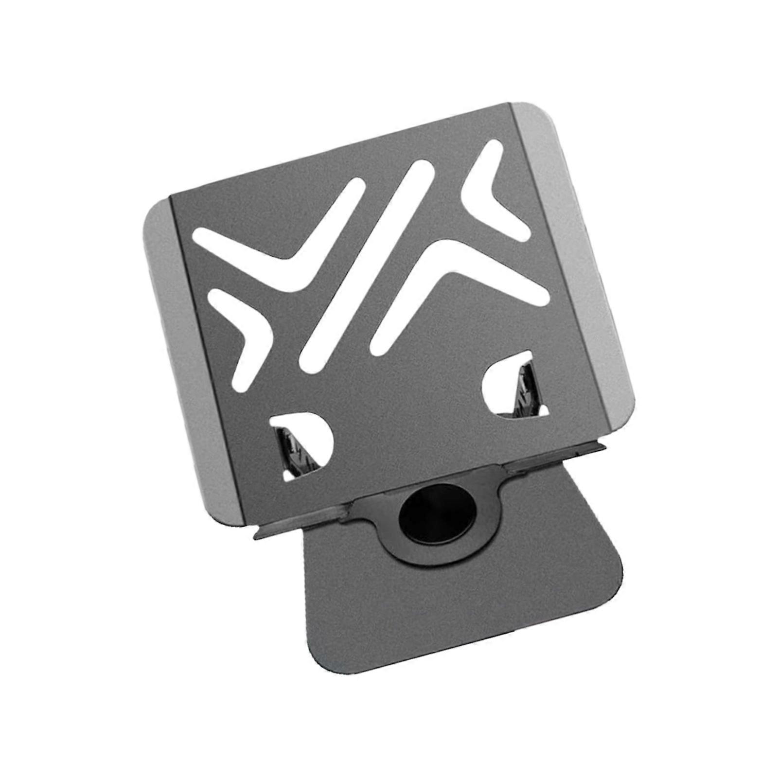 Portable Laptop Stand Foldable Support Base Notebook Stand Bracket 360 Degree Rotatable Laptop Computer Cooling Bracket  grey