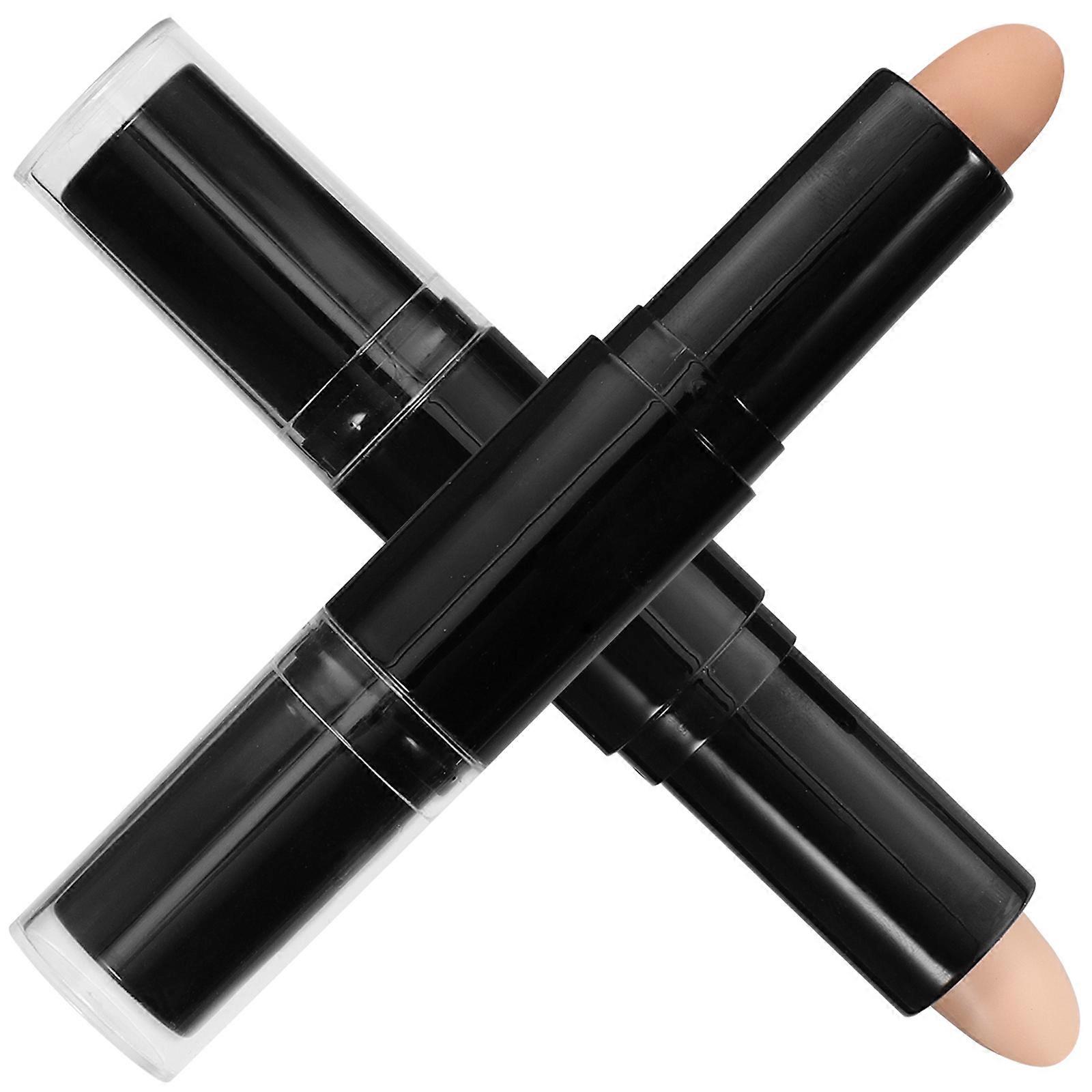 Makeup Contouring Stick Highlighter Stick for Face 2Pcs Durable Design