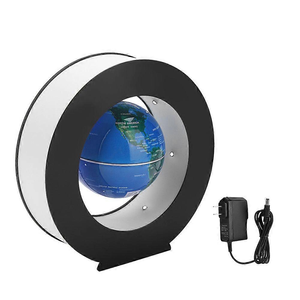 Electronic Magnetic Levitation Floating Globe with LED Light Home Office Display Gift US Plug