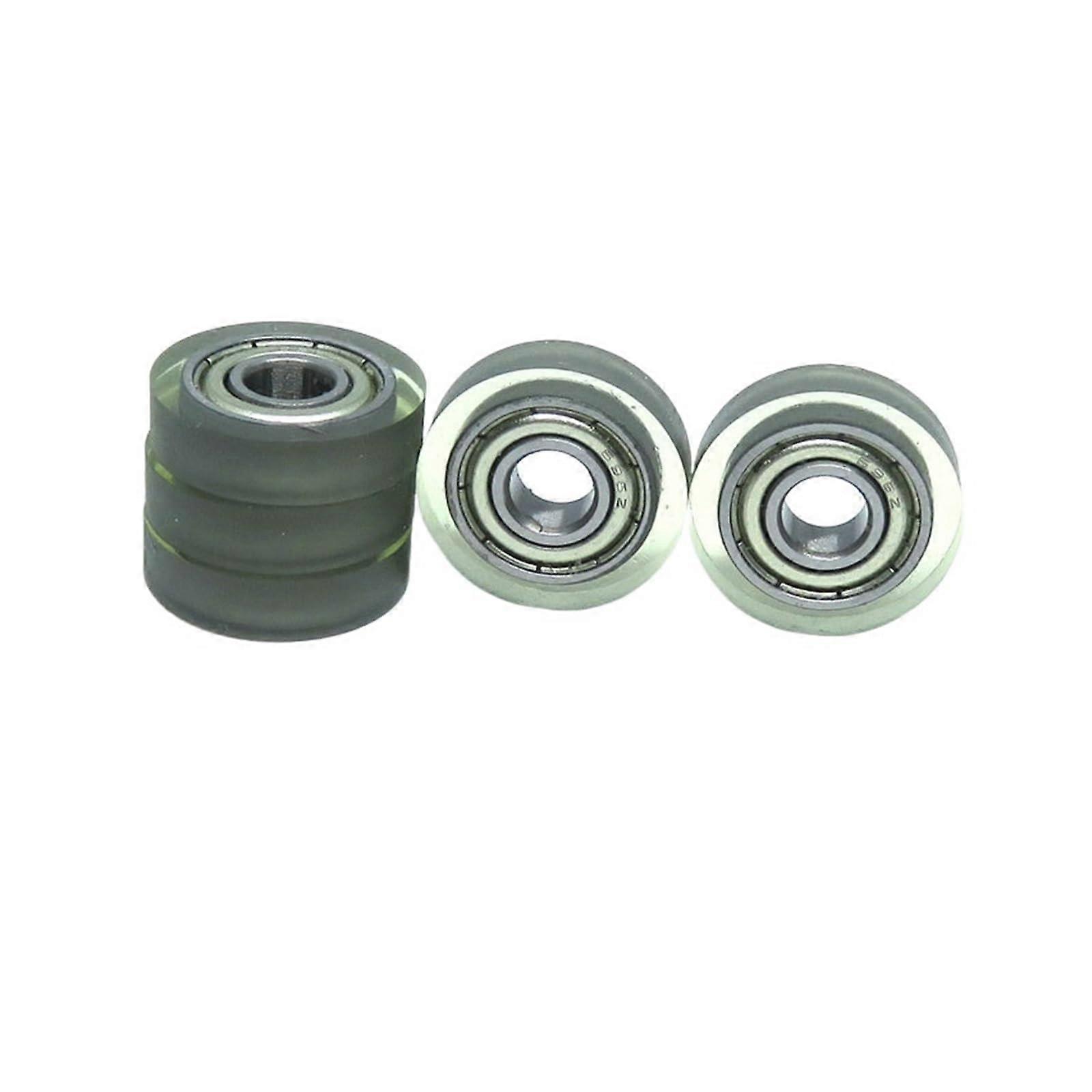19mm PU Coated Bearing Rollers with 696Z Precision Steel Bearings for Smooth Low Noise Operation