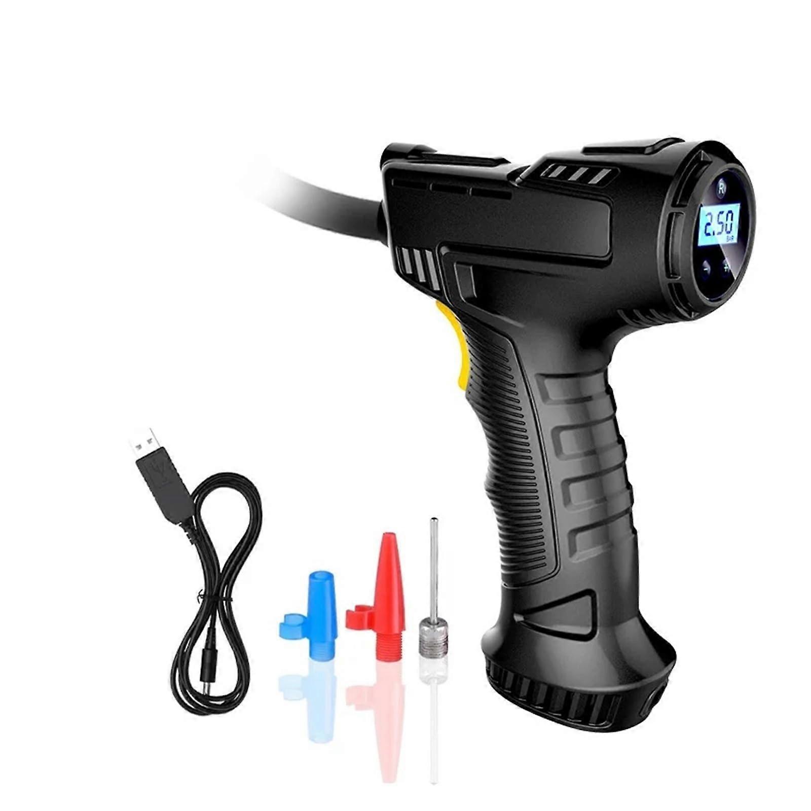 12V Portable Tire Inflator 150 PSI Digital Air Compressor with Fast Inflation and Auto ShutOff