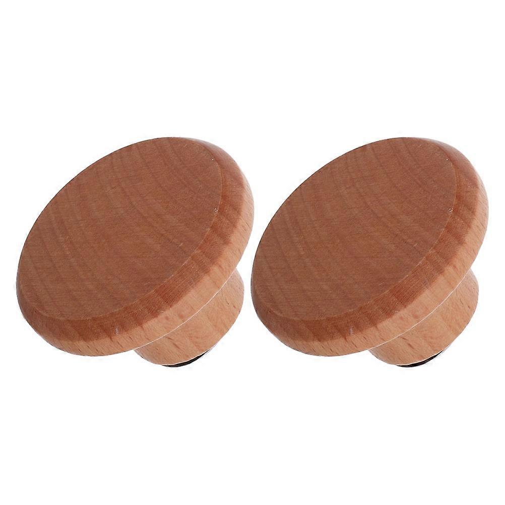 Pot Replacement Knob for Lid Replacement 2Pcs Wooden Cooking Handles