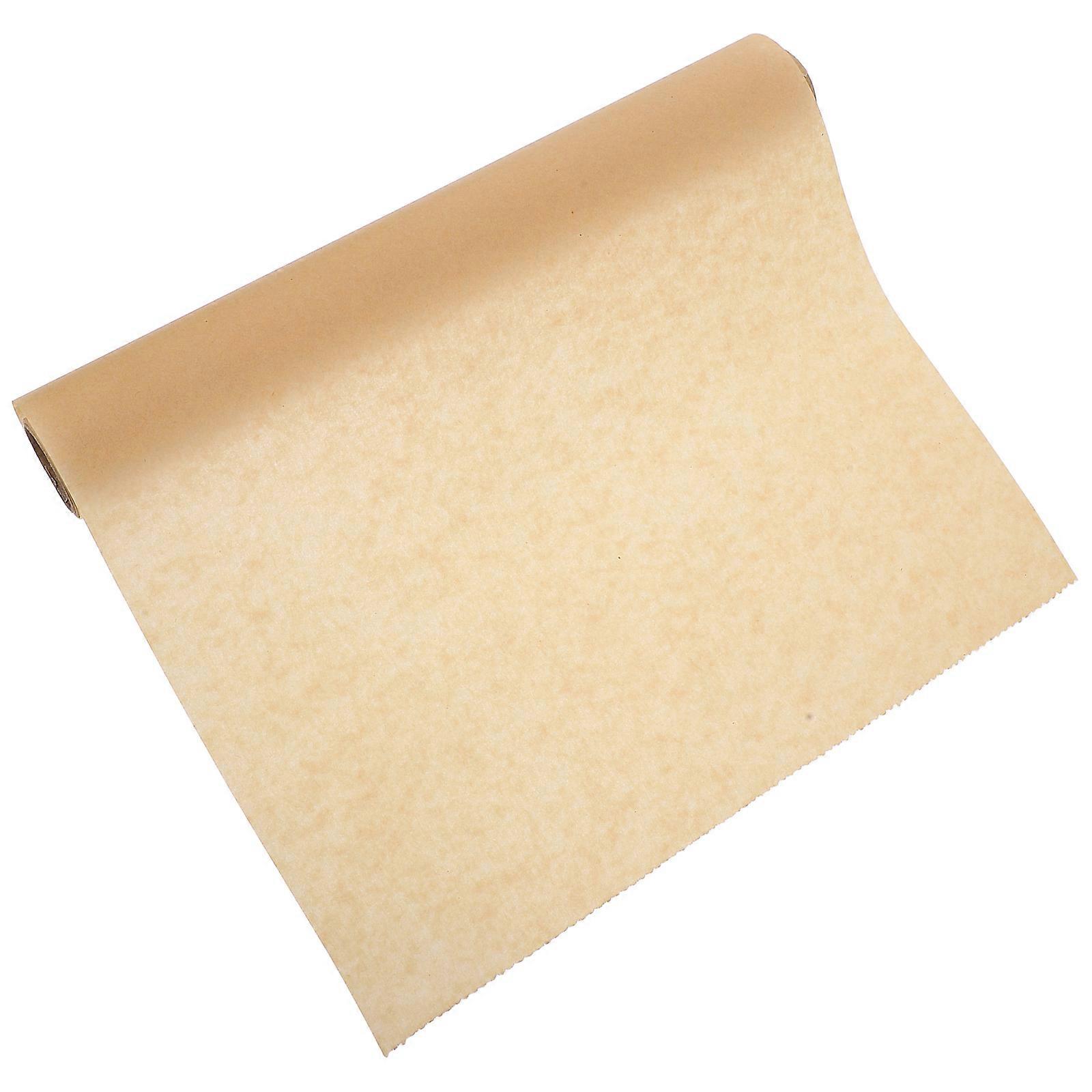 Brown Parchment Paper for Baking Nonstick and Convenient for Home Use in Ovens and Air Fryers 1 Roll