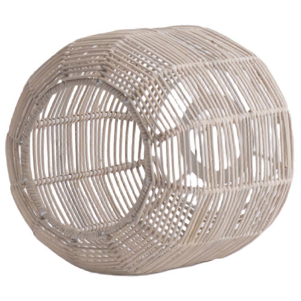 Lampshade Replacement Rattan Lamp Shade for Pendant Light Coffee