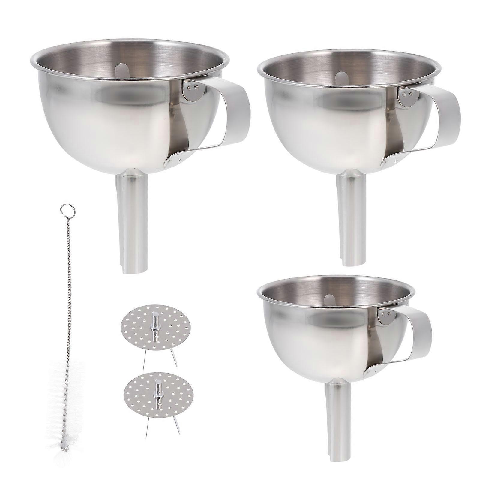 Stainless Steel Mini Kitchen Funnel for Liquid Filtering 1Set