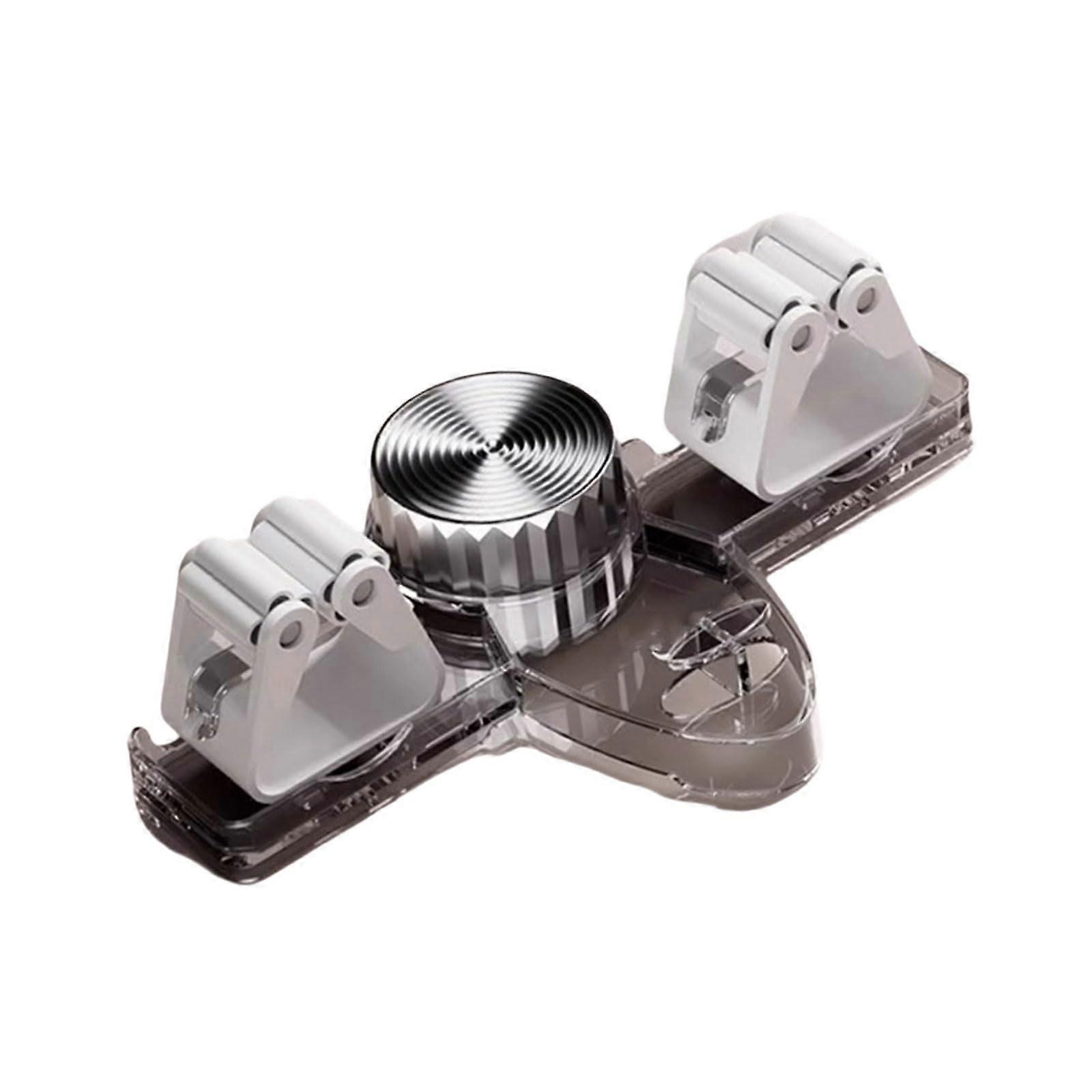 Wall Mounted Mop and Broom Holder with Powerful Suction Grip, Space Saving Organizer, Gray